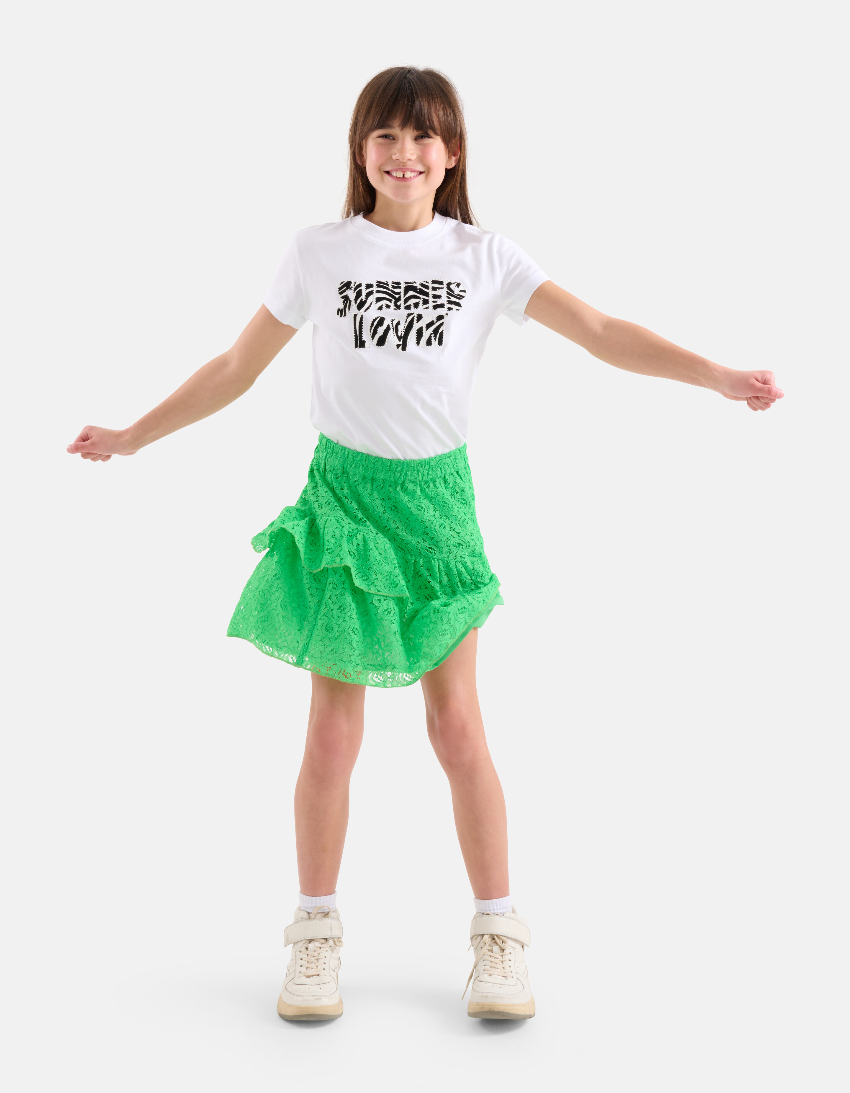 Spitzenrock Grün SHOEBY GIRLS