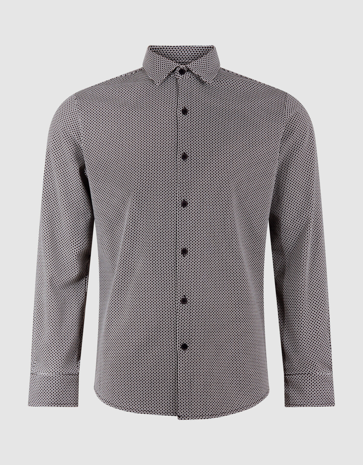 Bedrucktes Logo-Hemd, gebrochenes Weiß SHOEBY MEN