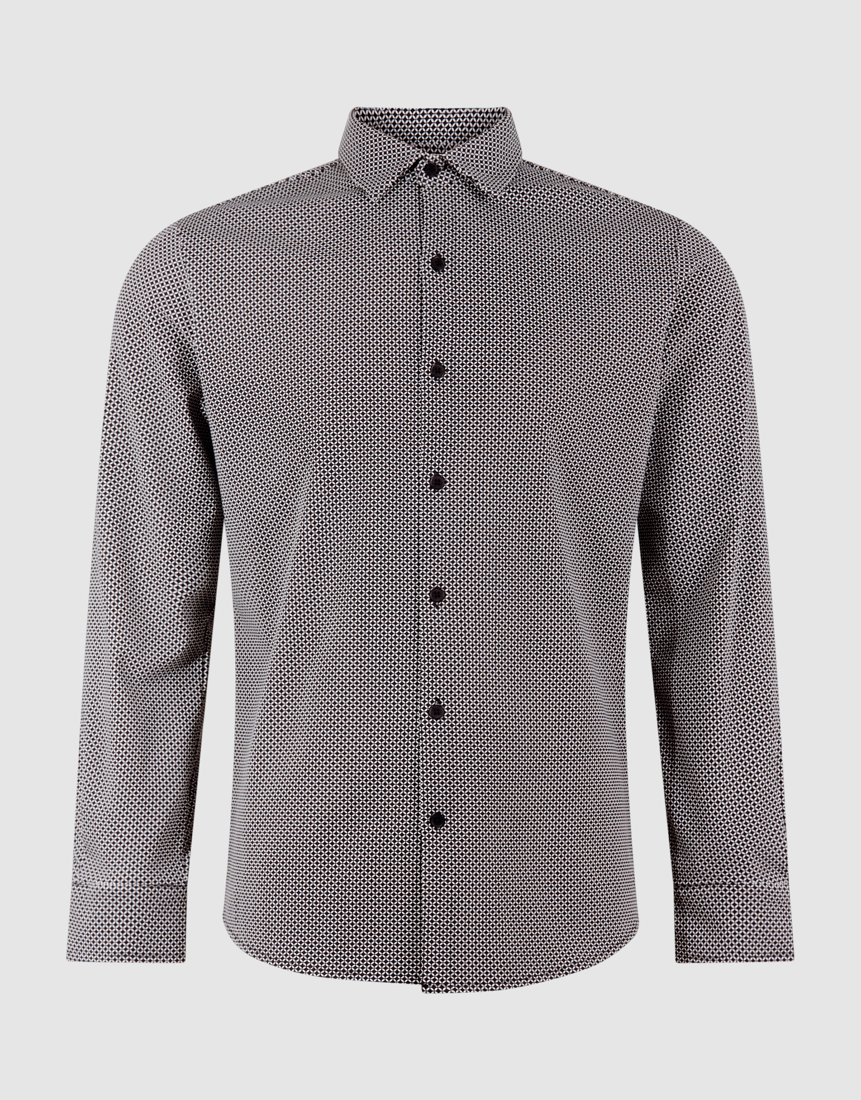 Bedrucktes Logo-Hemd, gebrochenes Weiß SHOEBY MEN