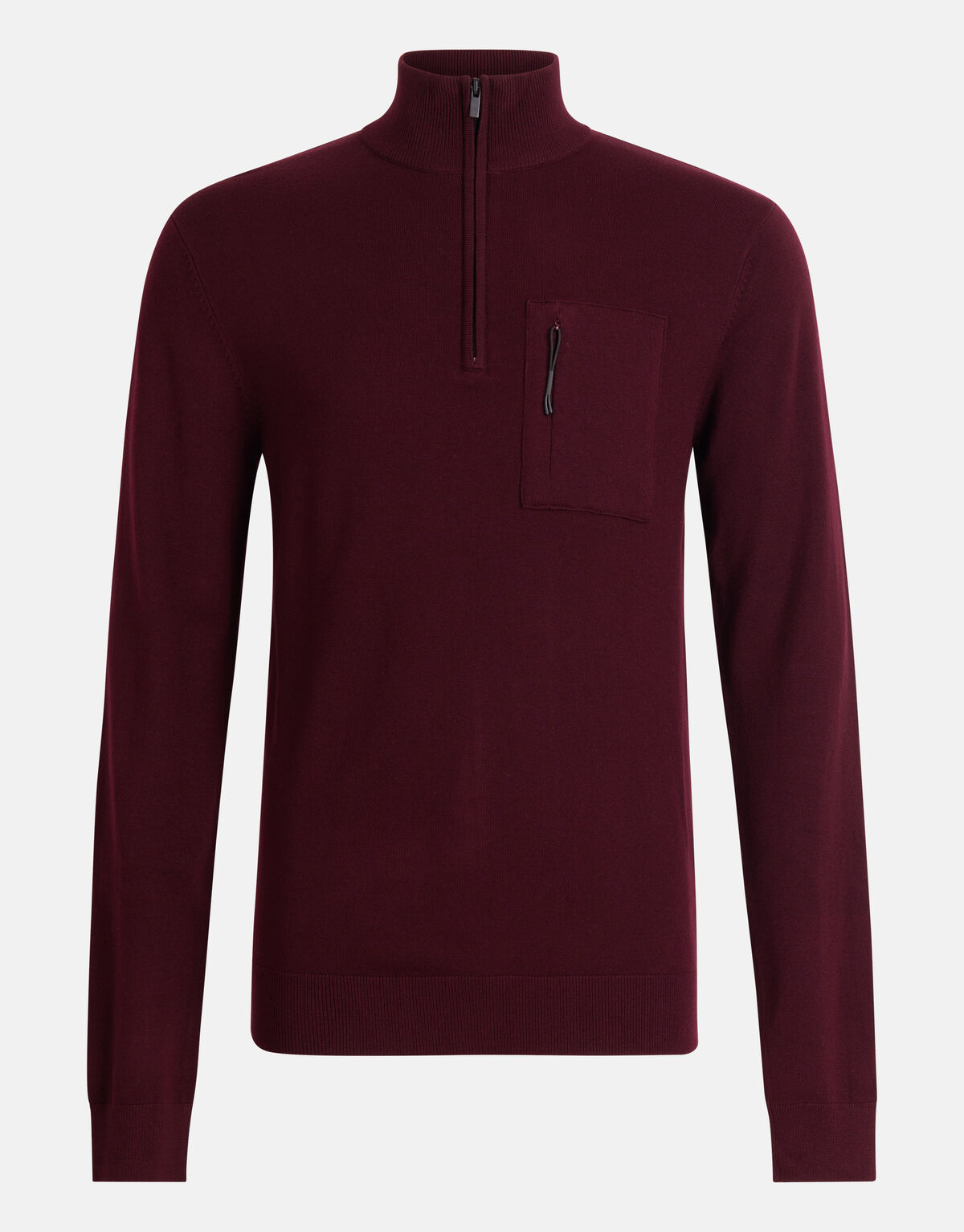 Rollkragenpullover mit Reißverschluss Lila SHOEBY MEN