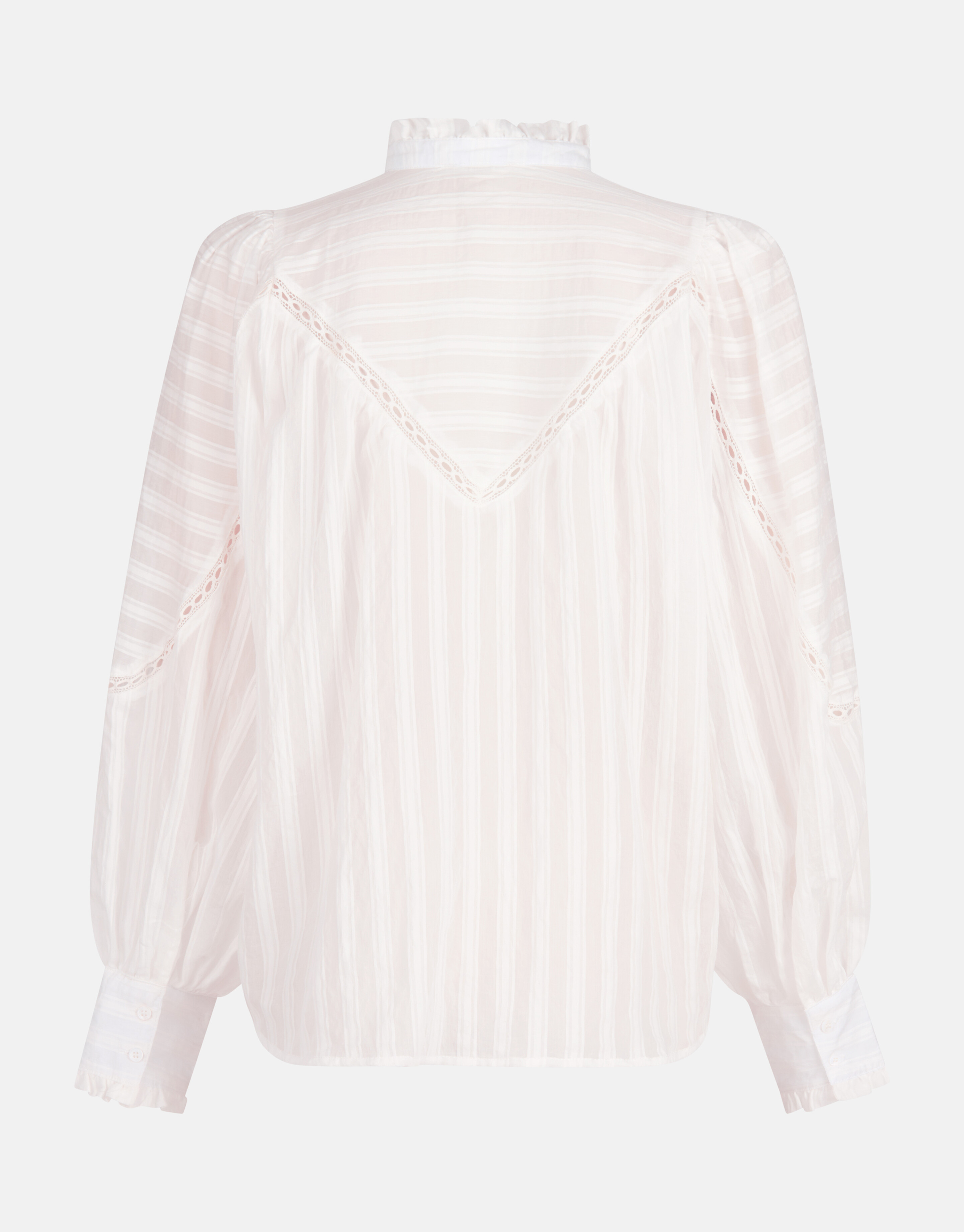 Gestreifte Bluse Off White SHOEBY WOMEN