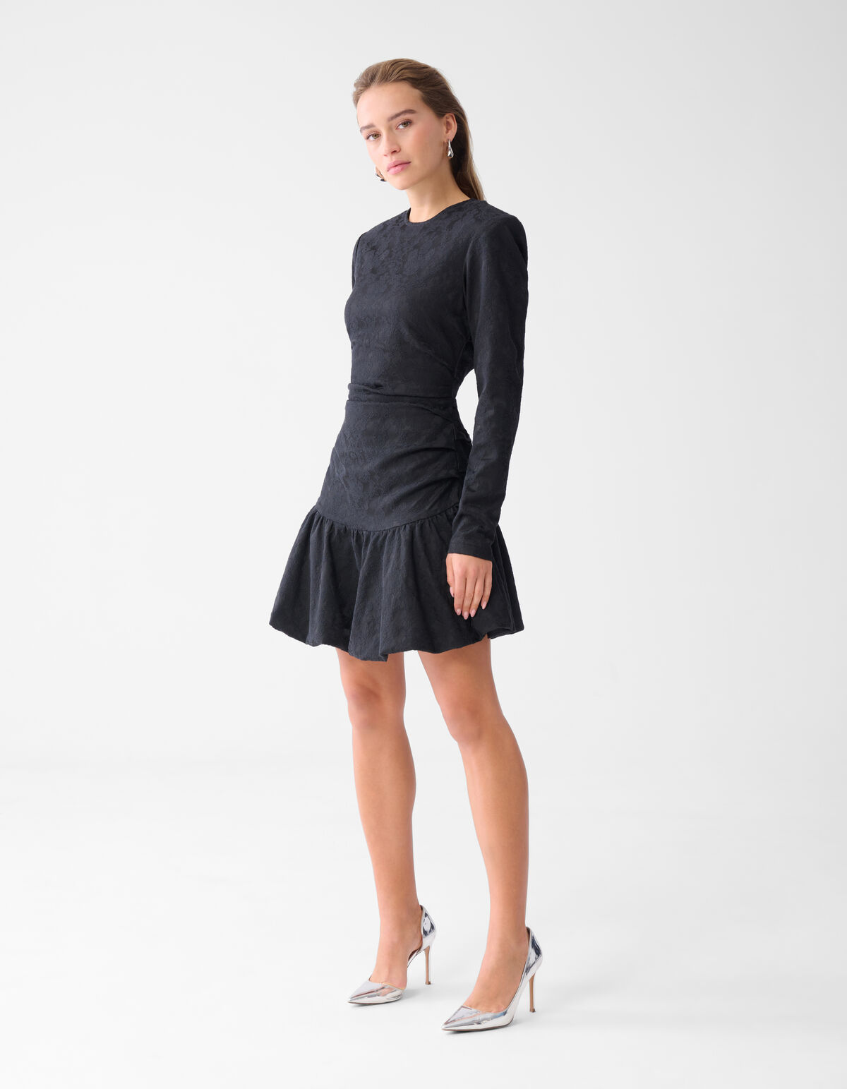 Ballon-Minikleid Schwarz SHOEBY WOMEN