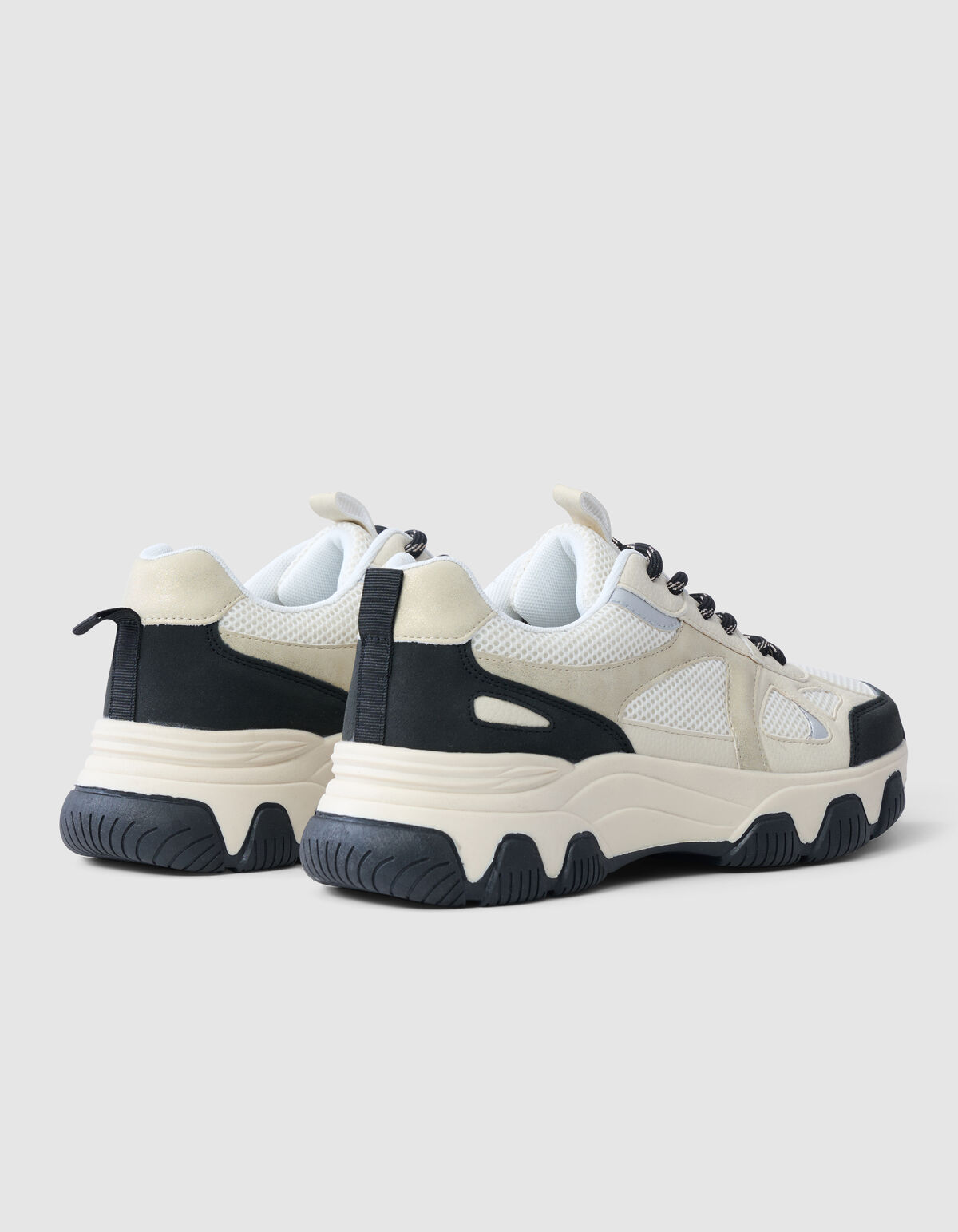 Colorblock Sneaker Silber SHOEBY SHOES