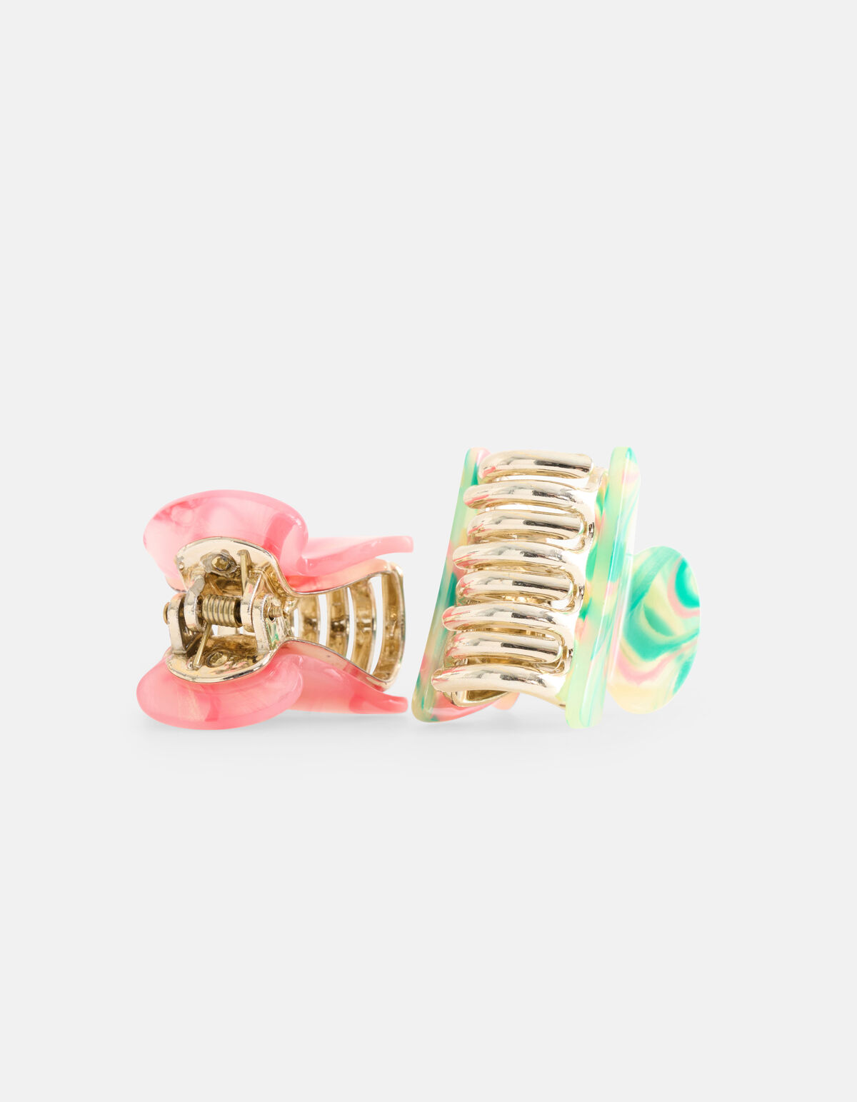 Haarspangenset rosa/grün SHOEBY ACCESSOIRES