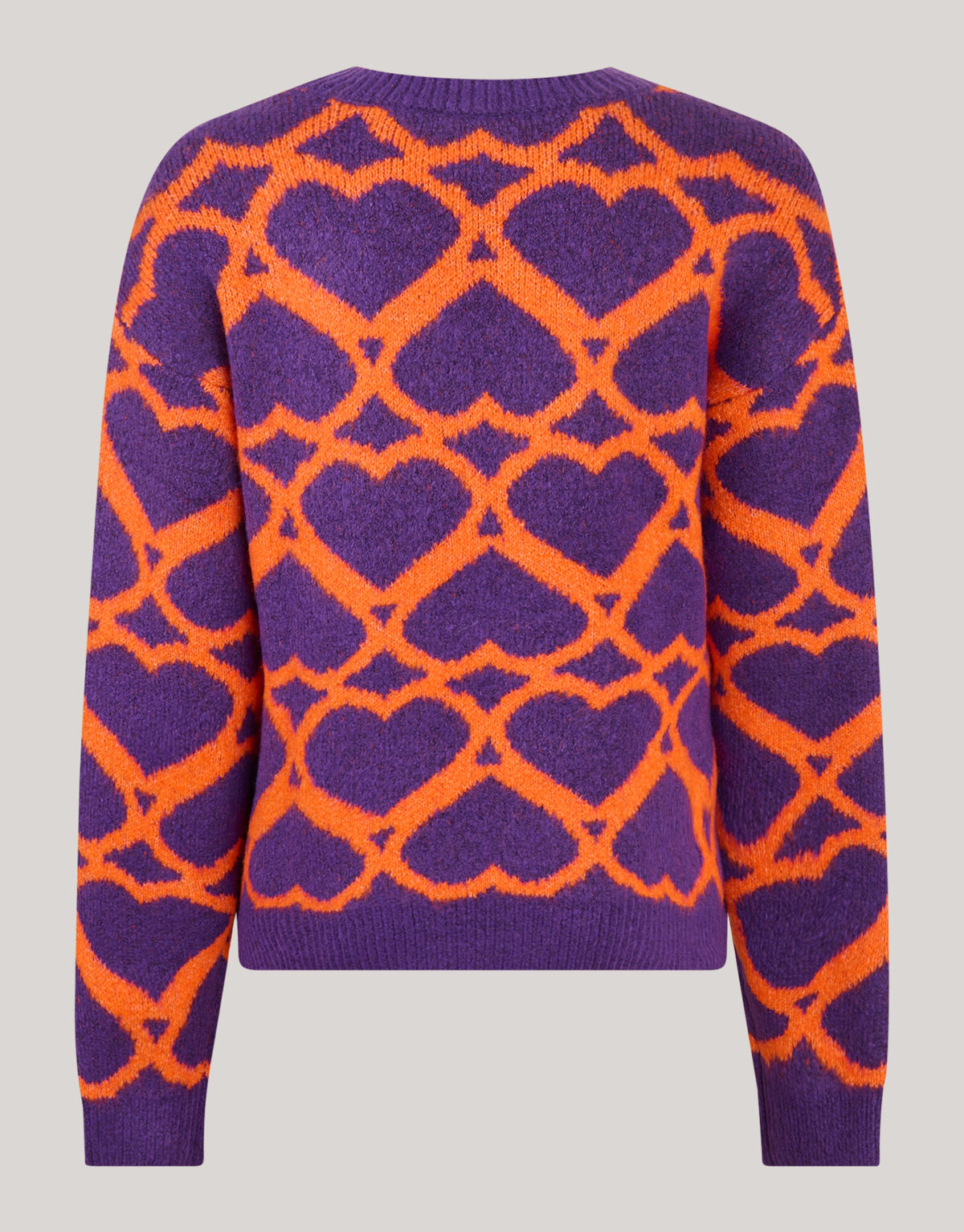 Lila Pullover mit Herzmotiv By Furmey SHOEBY GIRLS