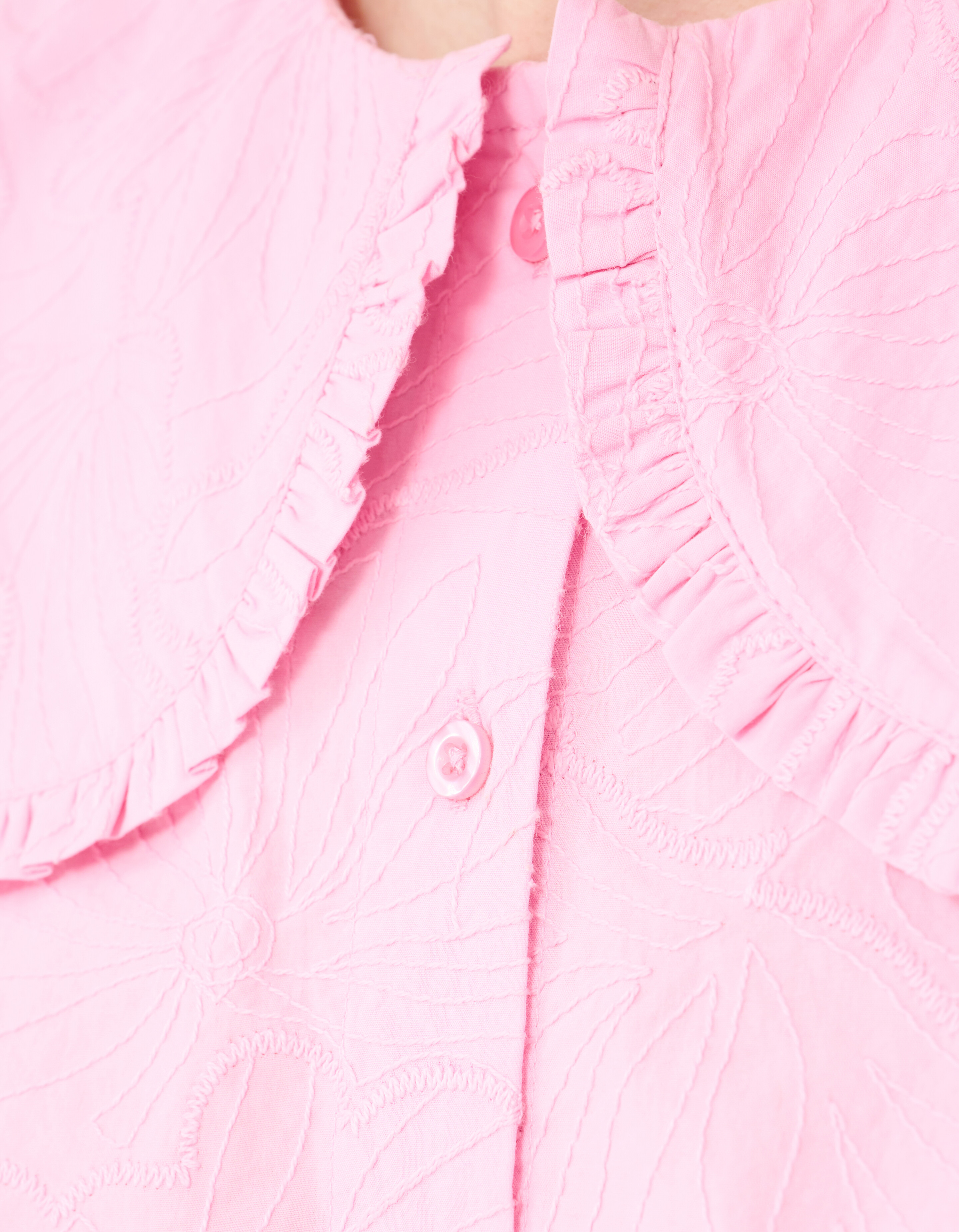 Blume Cord Bluse Rosa SHOEBY WOMEN
