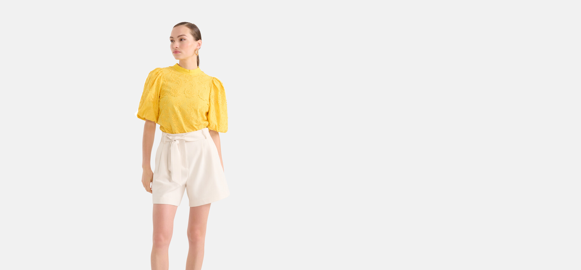 Hose kurz Off White SHOEBY WOMEN