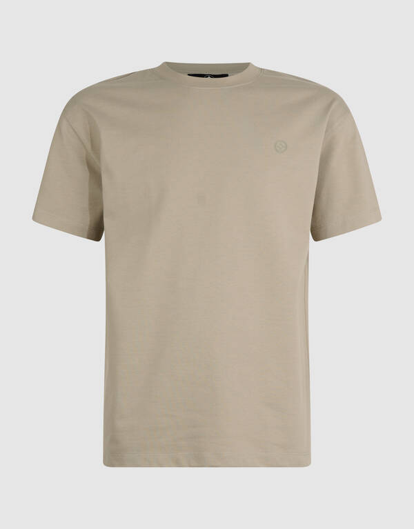 Twill-Grafik-T-Shirt Hellgr&uuml;n SHOEBY MEN