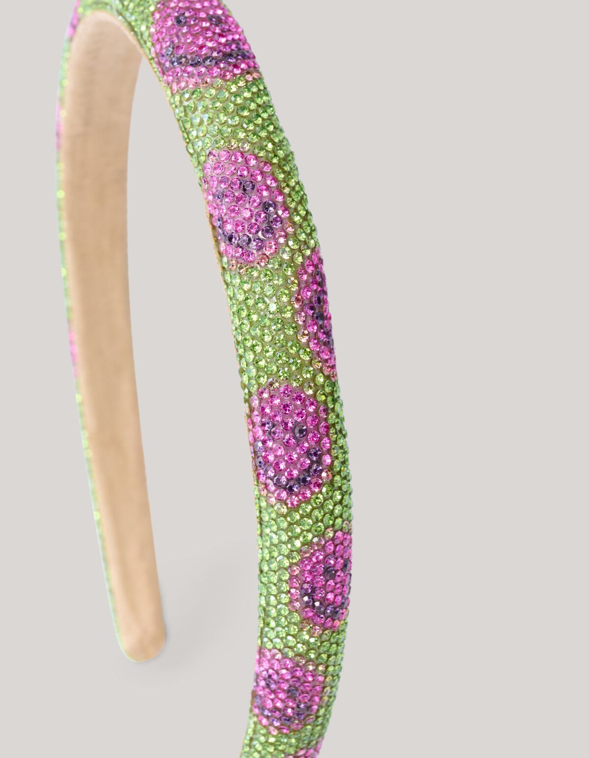 Strass Lächeln Haarband Grün SHOEBY ACCESSOIRES