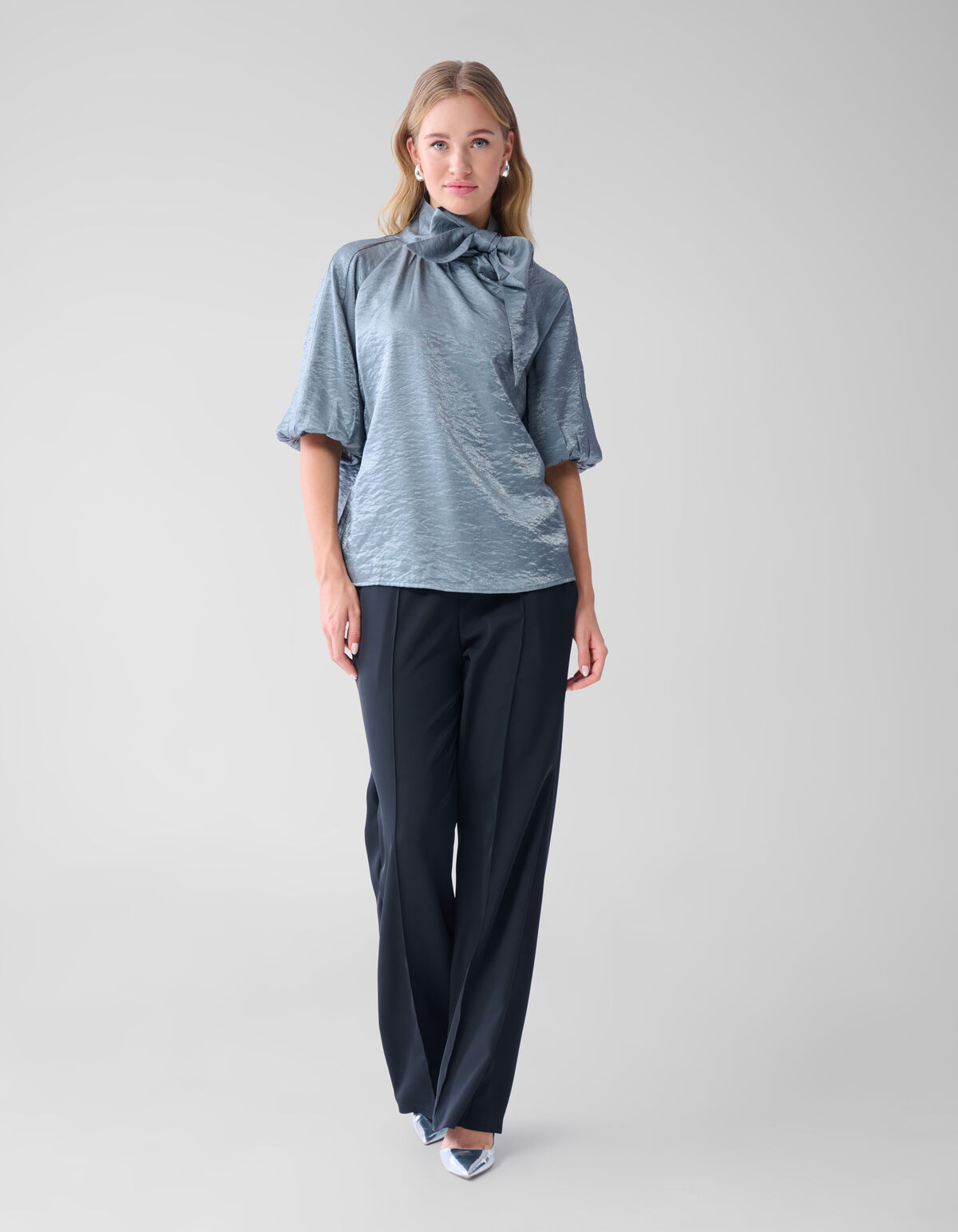 Shine Bluse Dunkelgrau SHOEBY WOMEN