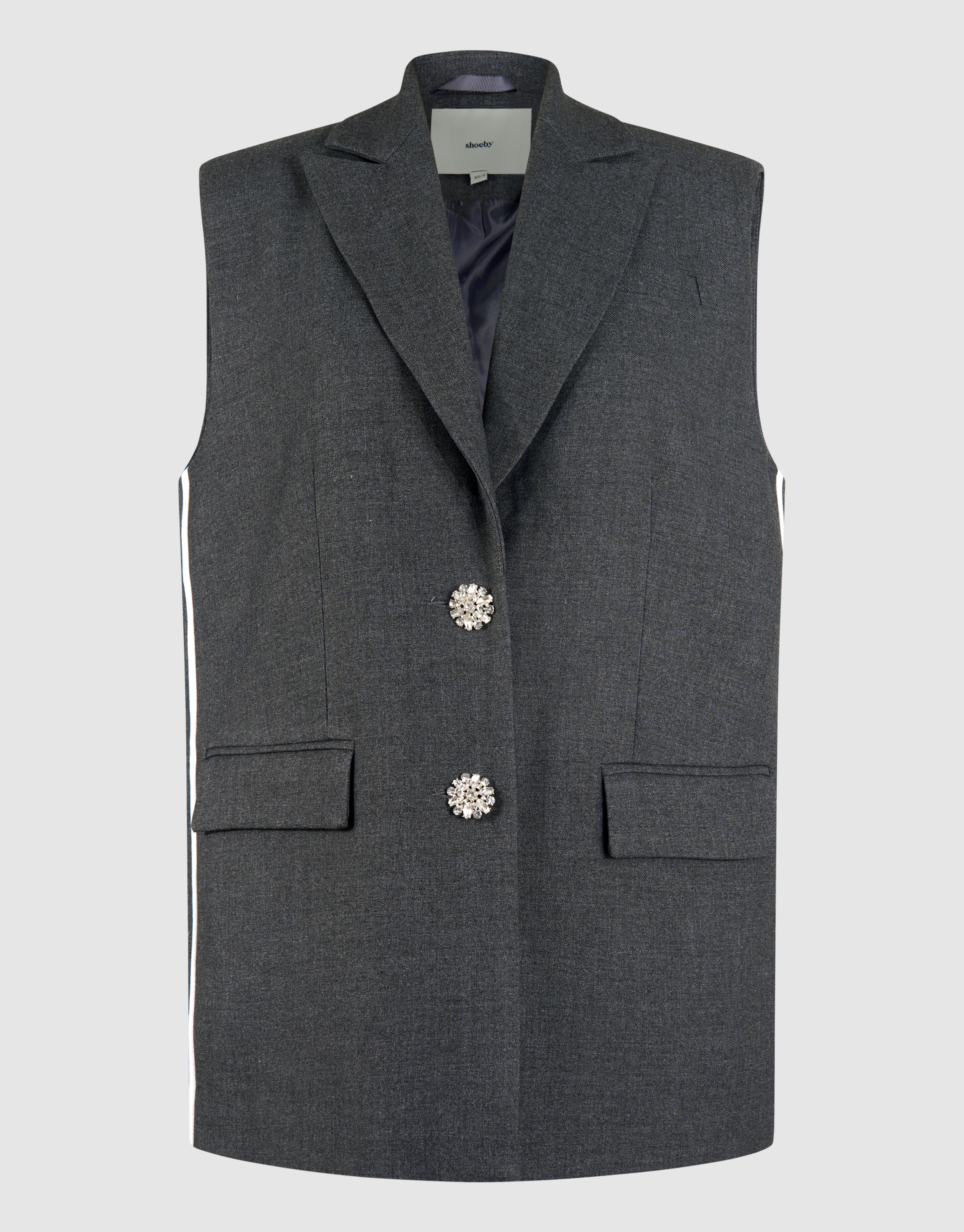 Ärmelloses Sportliches Gilet Dunkelgrau SHOEBY WOMEN