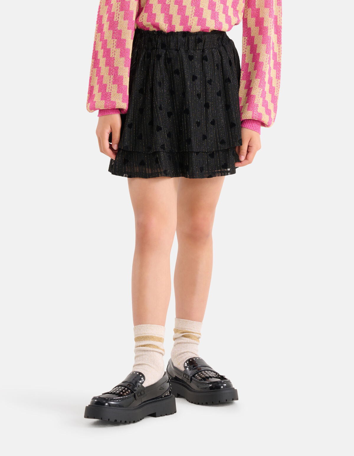 Mesh-Rock Schwarz SHOEBY GIRLS