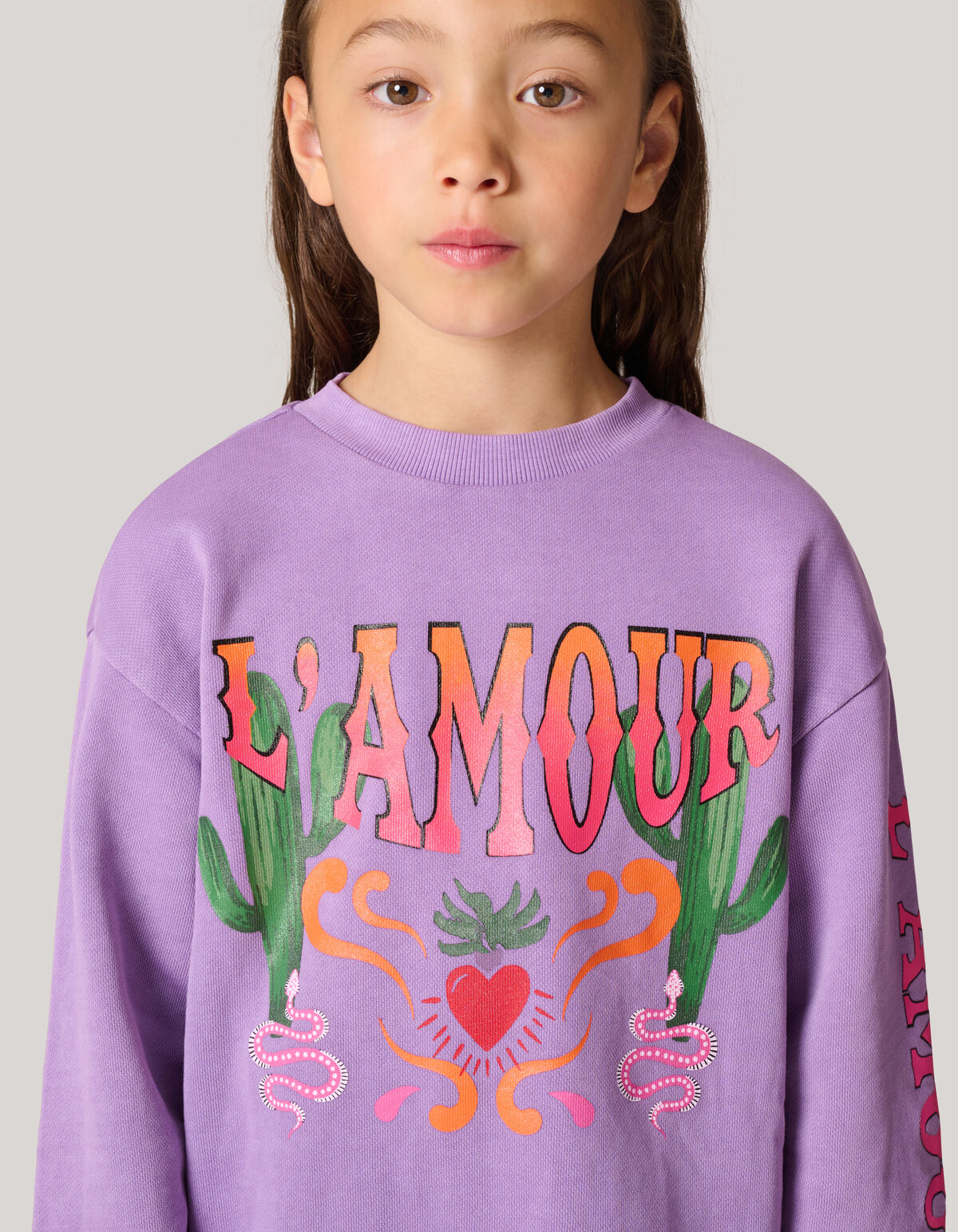 Artwork Pullover Lila SHOEBY GIRLS