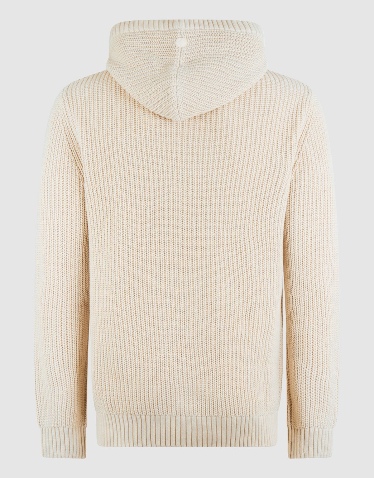 Strick-Hoodie in Off White SHOEBY MEN