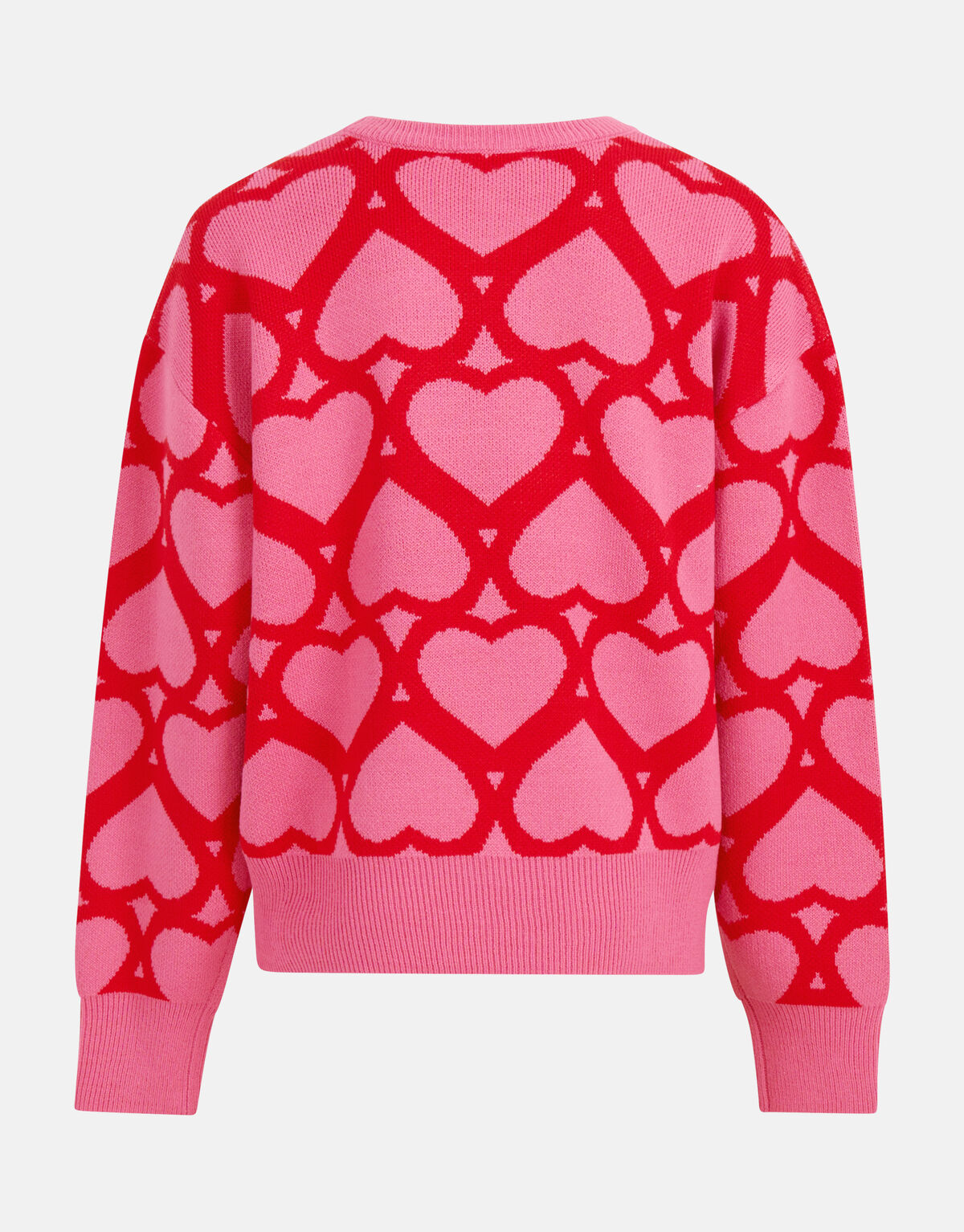 Bedruckter Jacquard-Pullover Rosa SHOEBY GIRLS