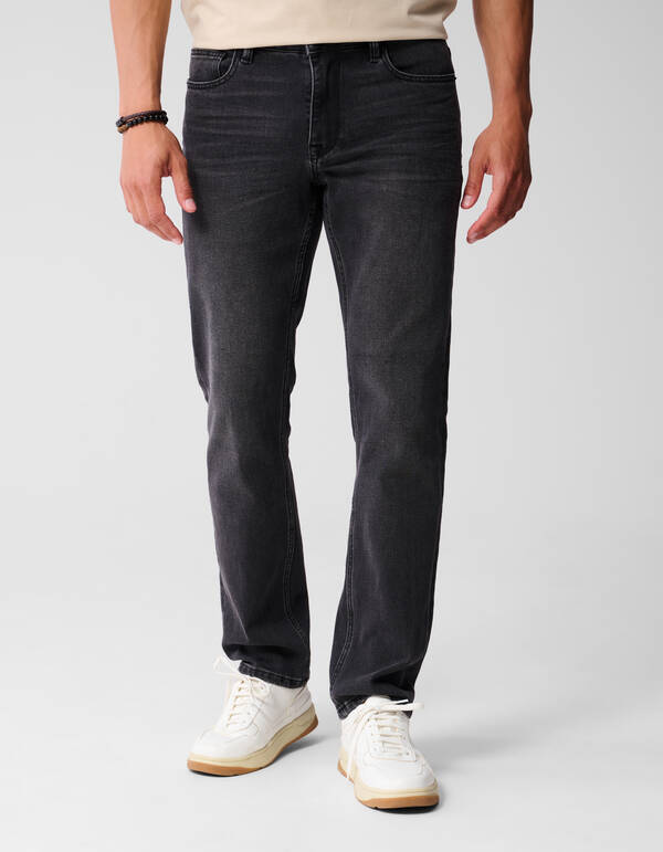 Gewaschene Straight Jeans Schwarz L32 SHOEBY MEN