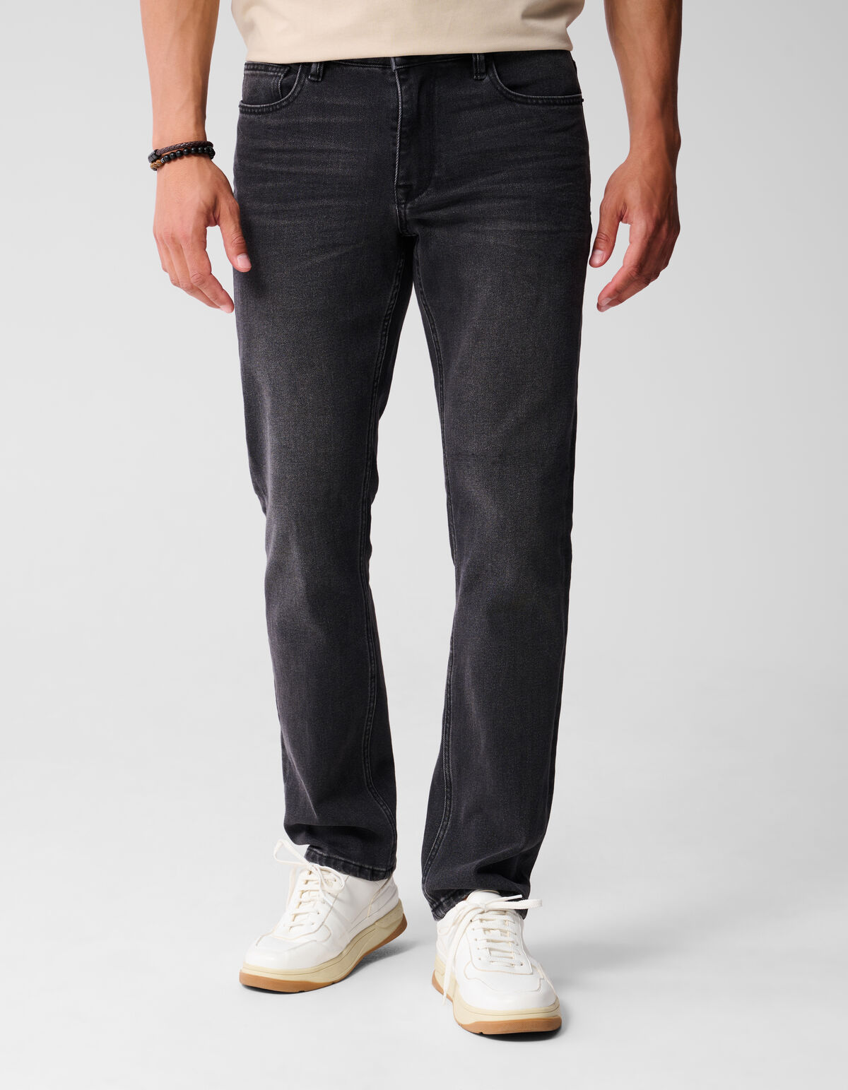 Gewaschene Straight Jeans Schwarz L32 SHOEBY MEN