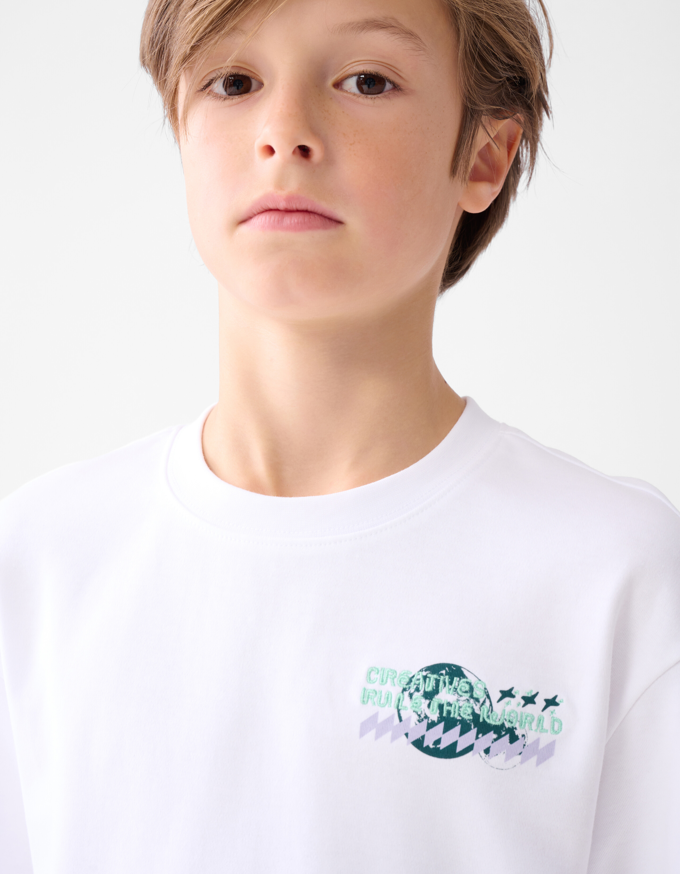 Artwork T-shirt Weiß SHOEBY BOYS