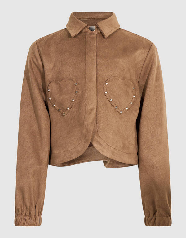 Suede Jacke Braun SHOEBY GIRLS