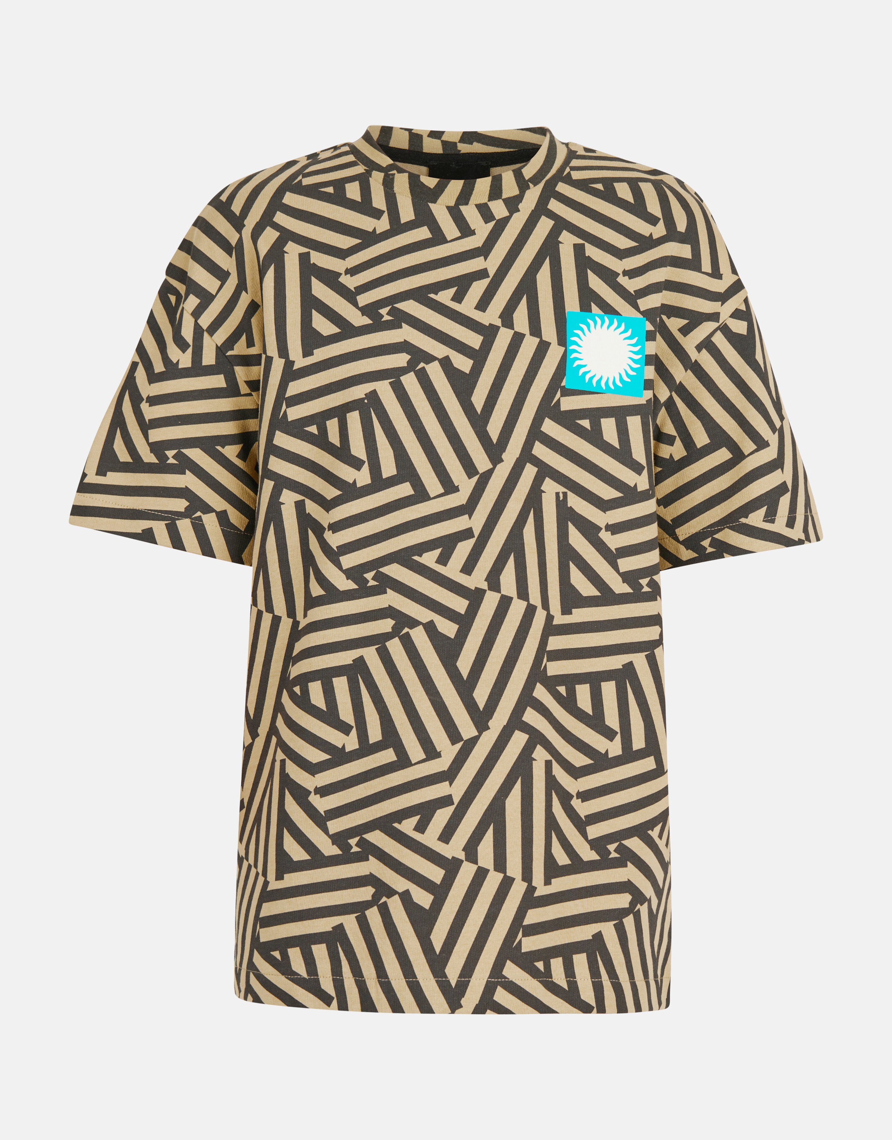 Geometrisches T-shirt Sand SHOEBY BOYS