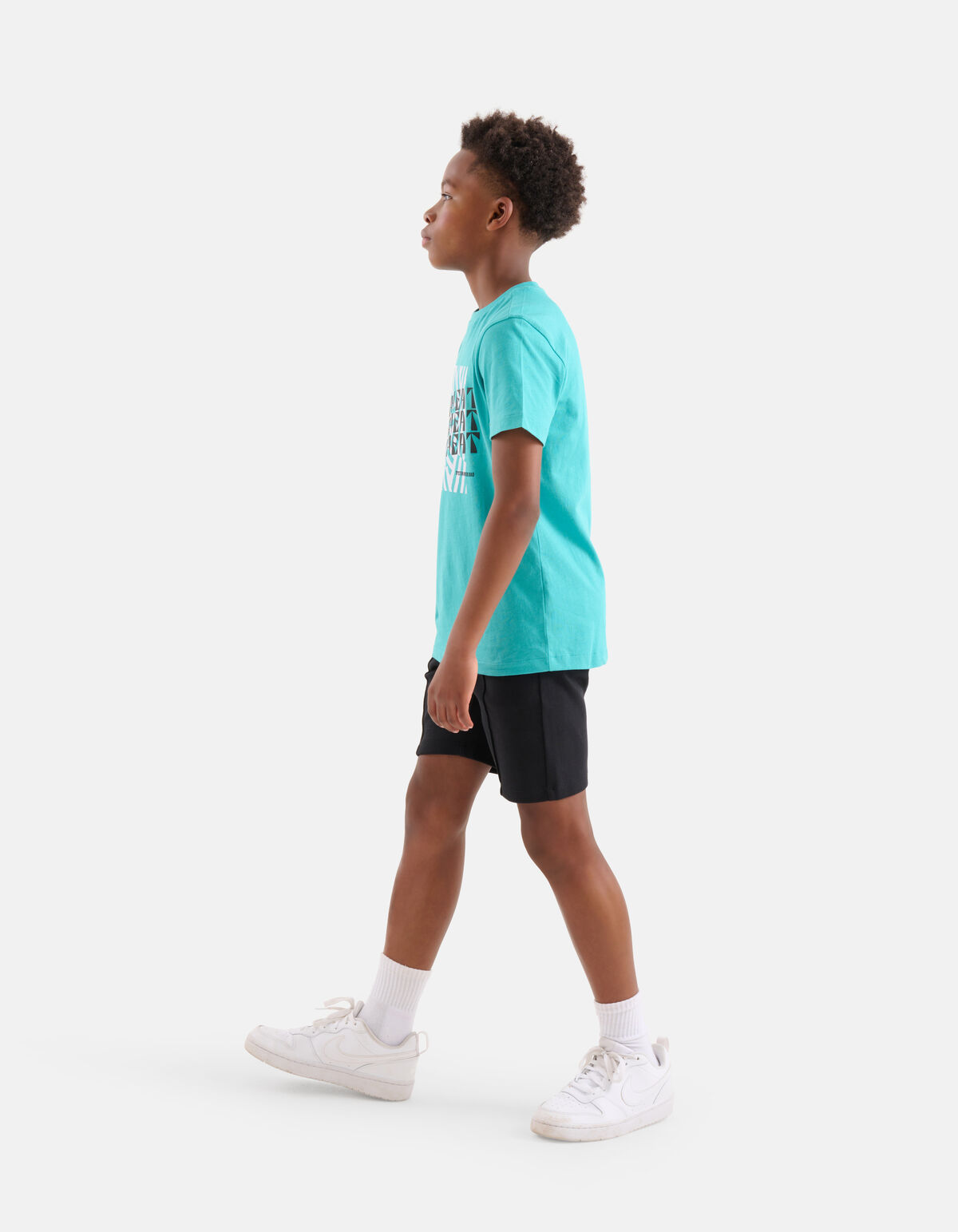 Druck-T-Shirt Blau SHOEBY BOYS