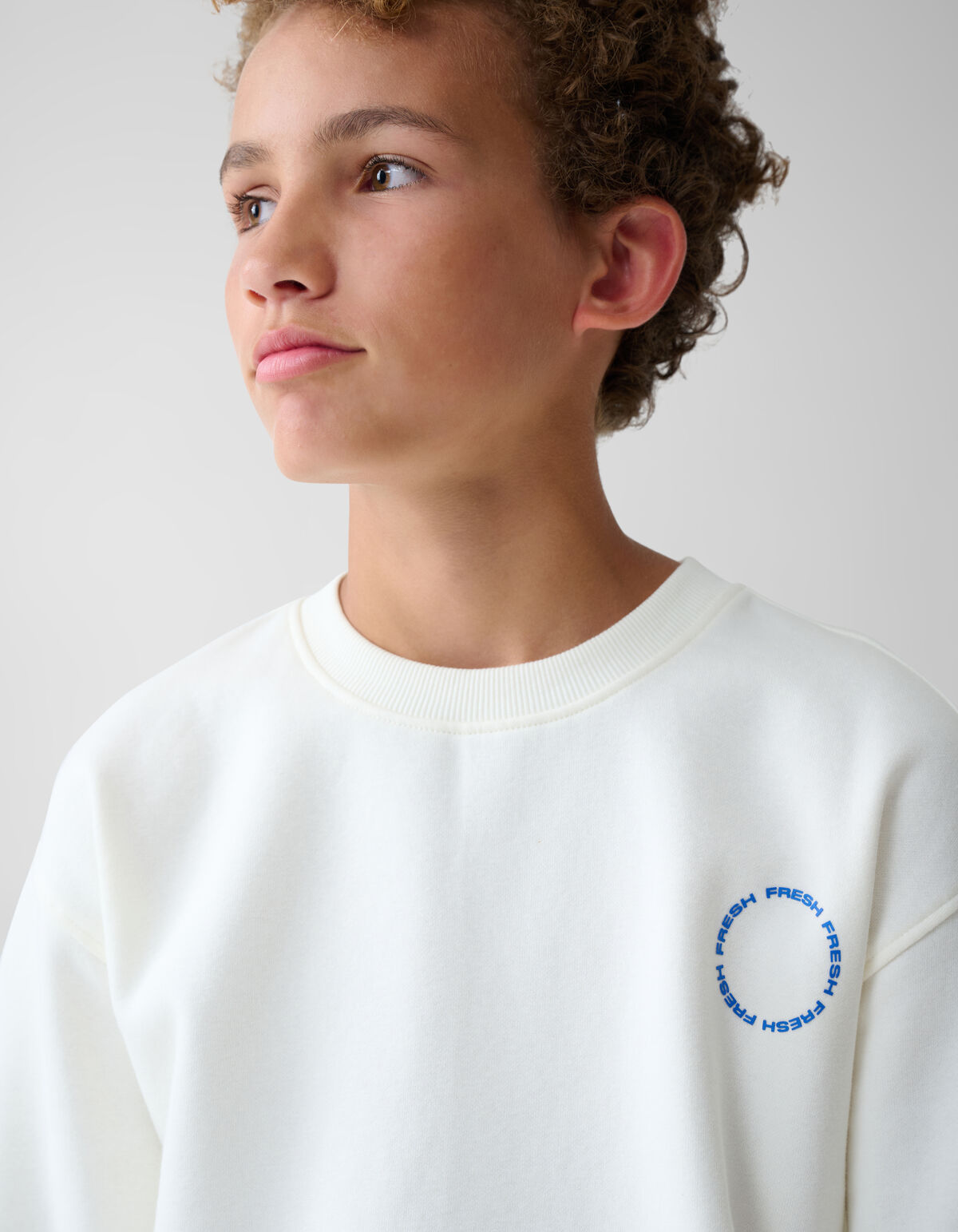 Artwork Pullover Weiß SHOEBY BOYS