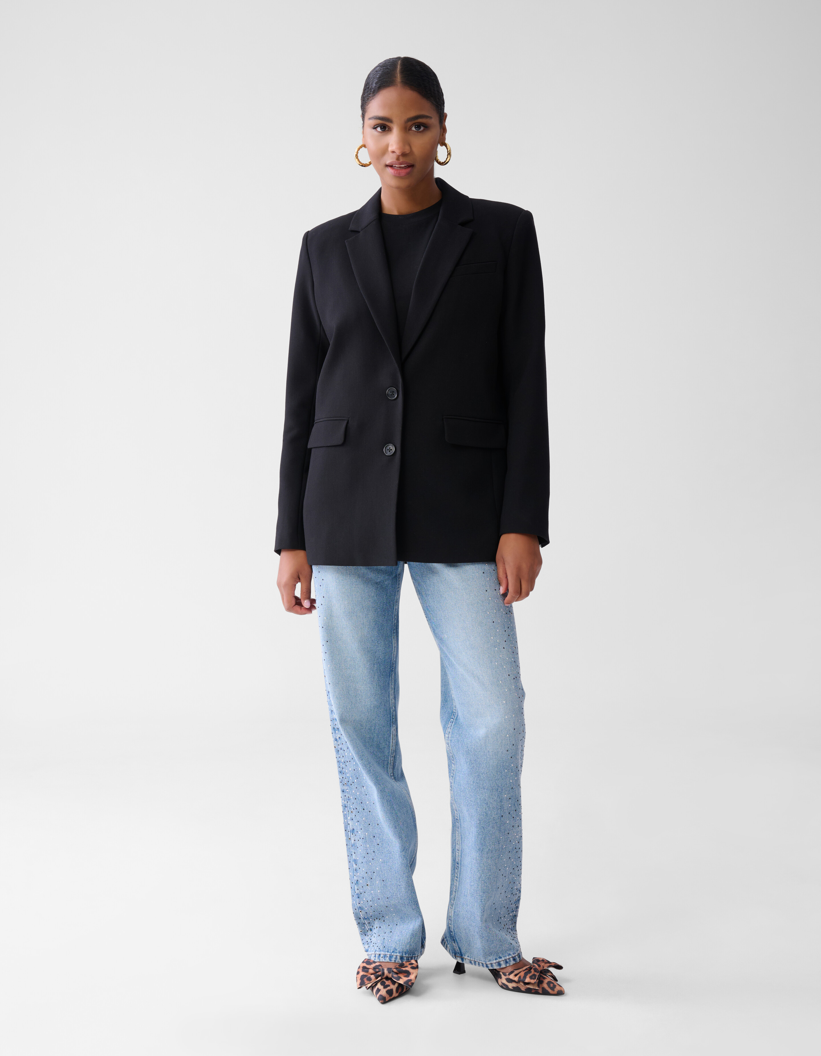 Basic Blazer Schwarz SHOEBY WOMEN