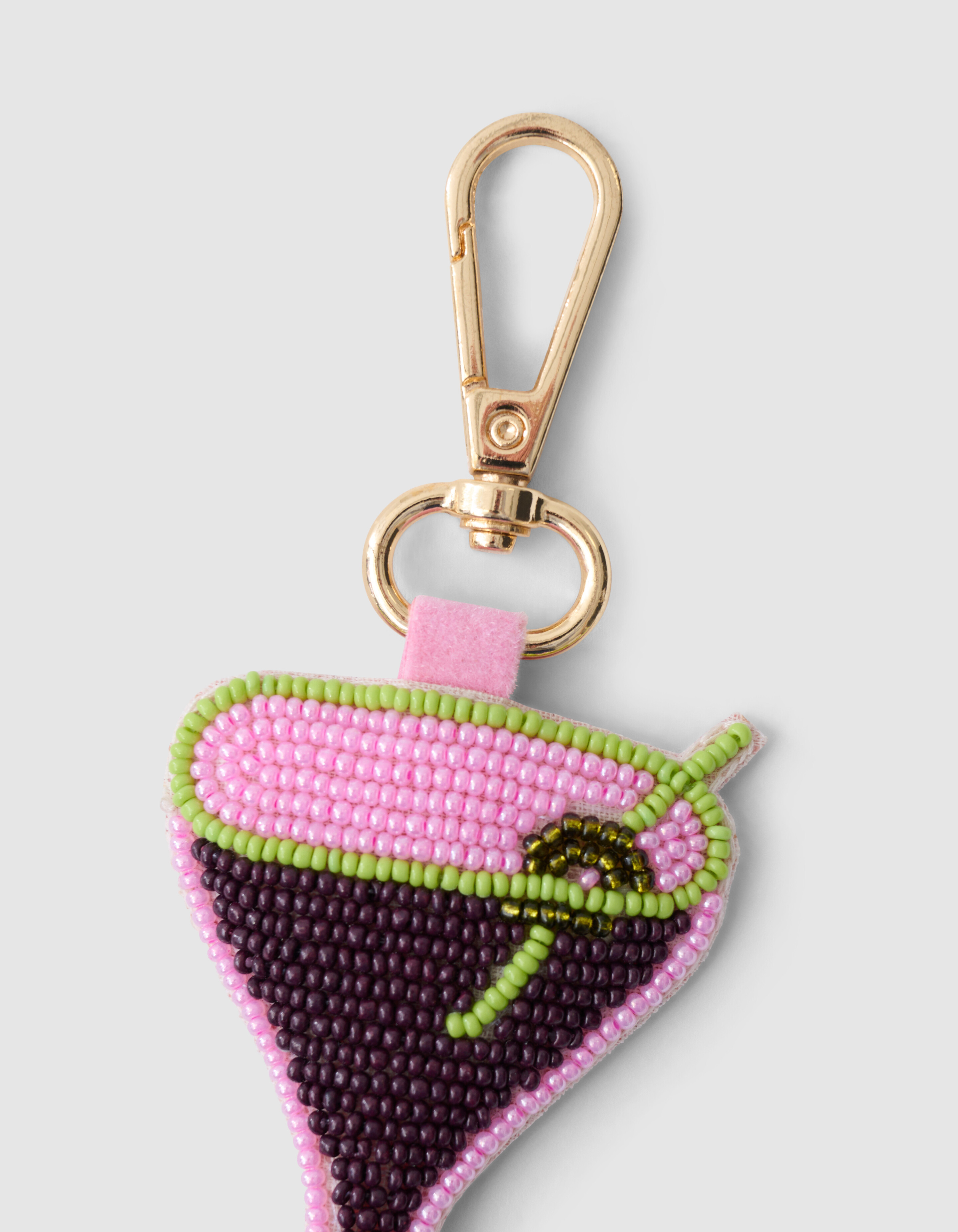 Perlen Cocktail Taschenanhänger Rosa SHOEBY ACCESSOIRES