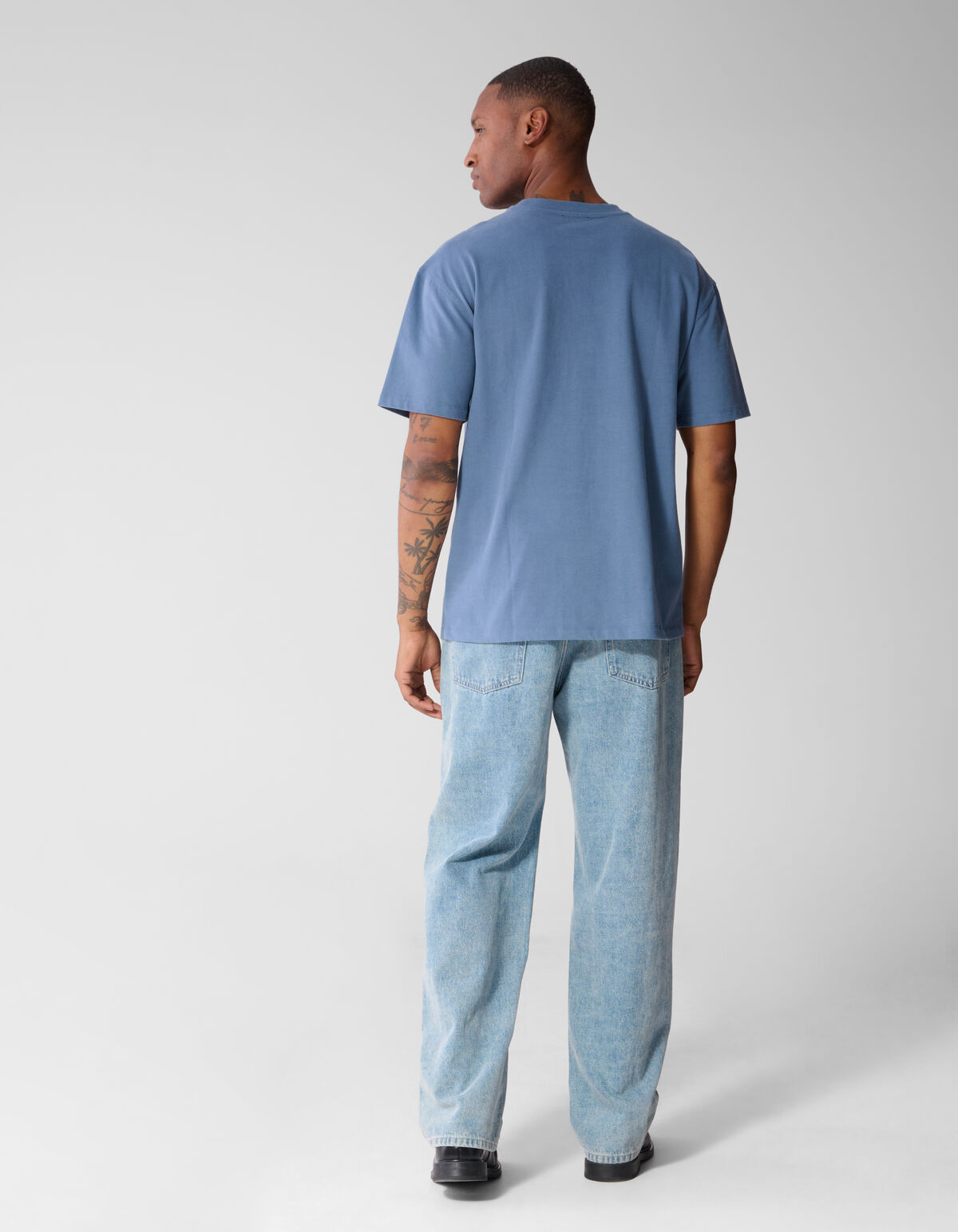 Soft Label T-shirt Blauw SHOEBY MEN