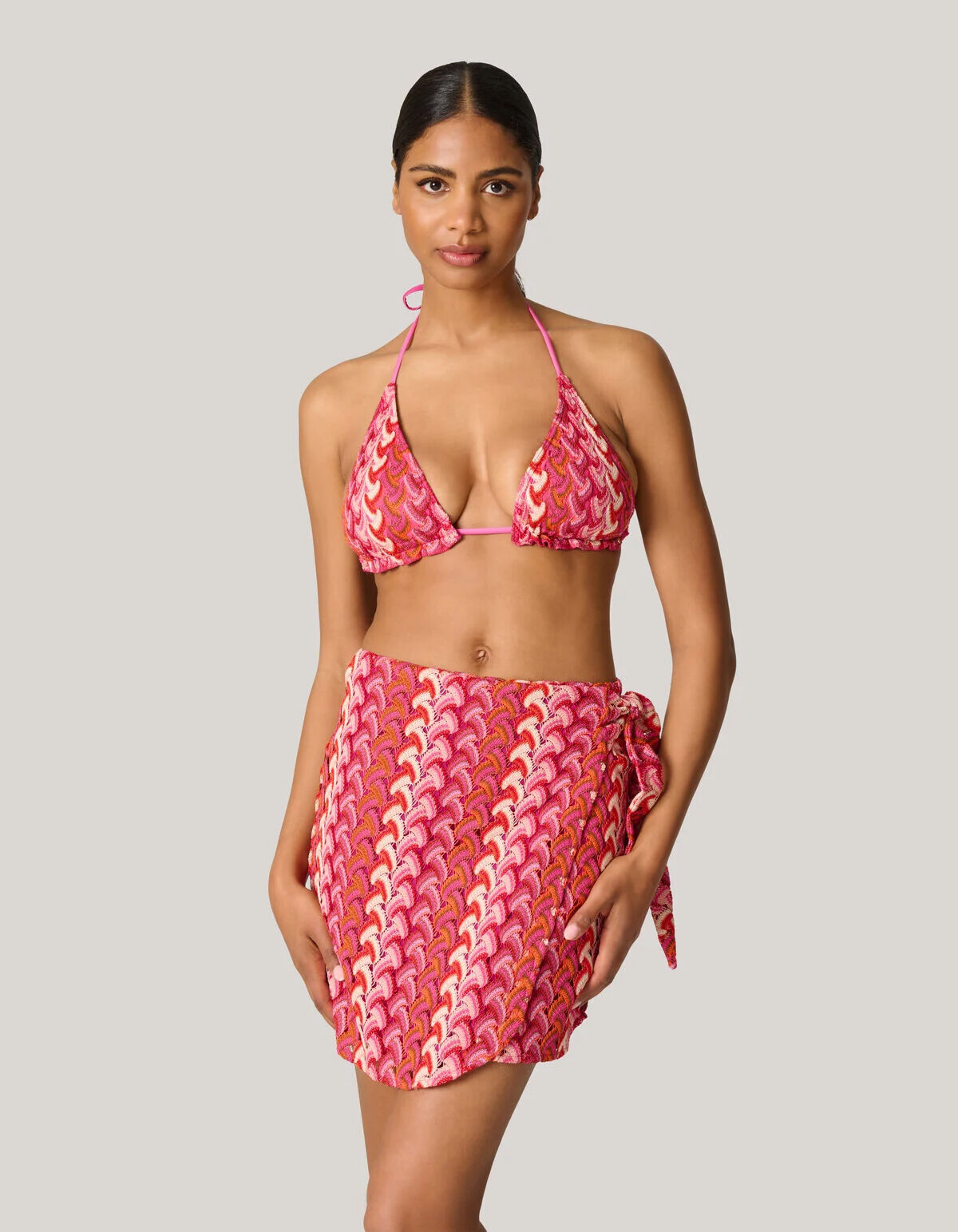 Crochet Bikini Top Roze SHOEBY ACCESSOIRES