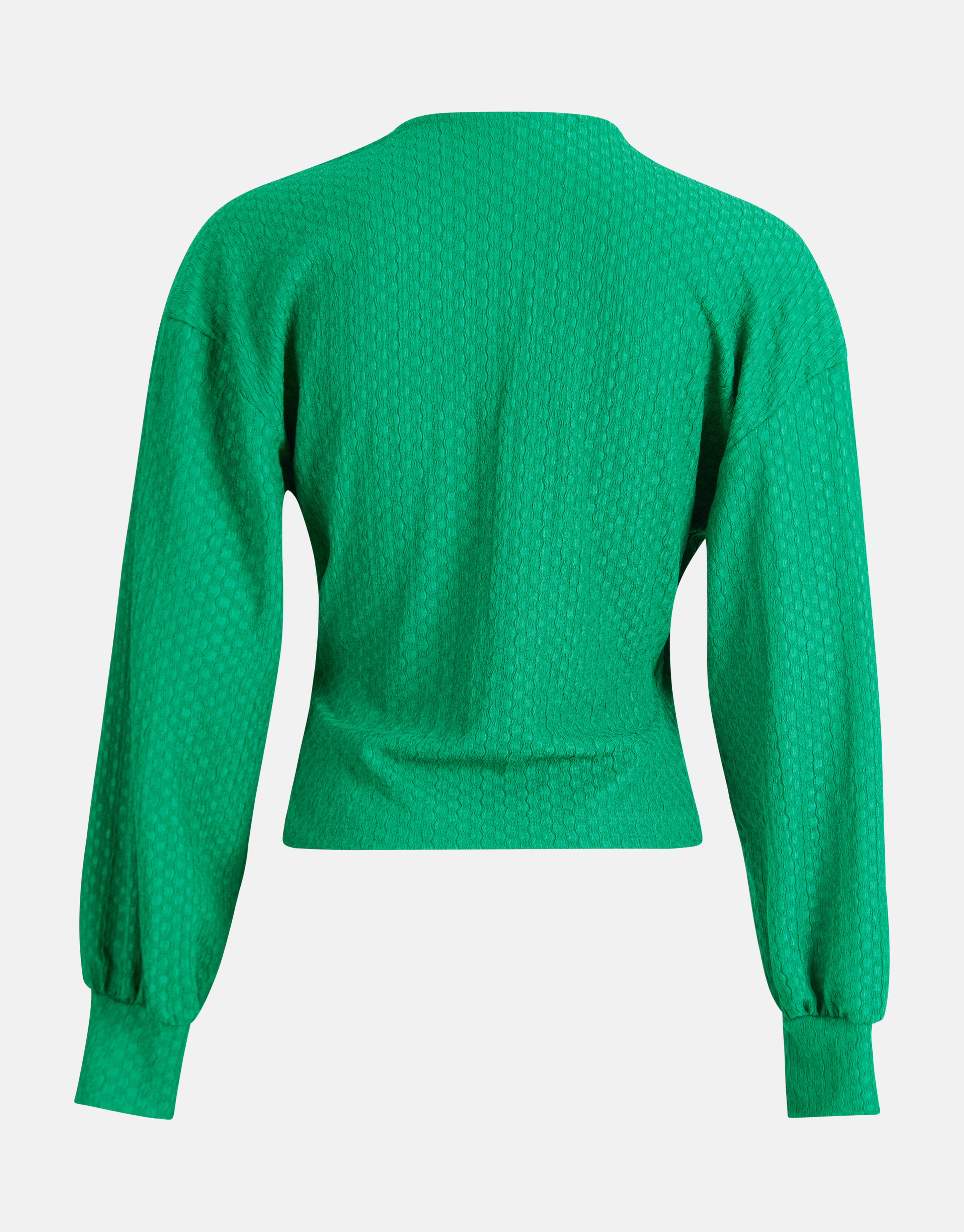 Crinkle Wrap Top Grün SHOEBY WOMEN