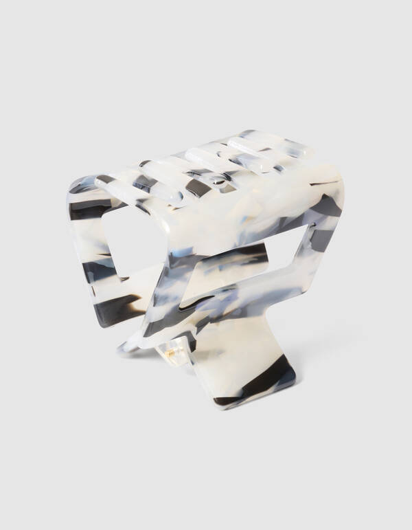 Haarspange Schwarz/Weiß SHOEBY ACCESSOIRES