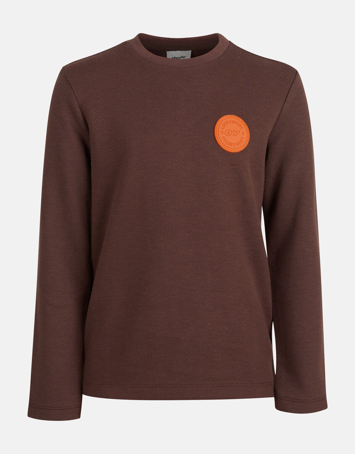 T-Shirt mit Patch Dunkelbraun SHOEBY BOYS
