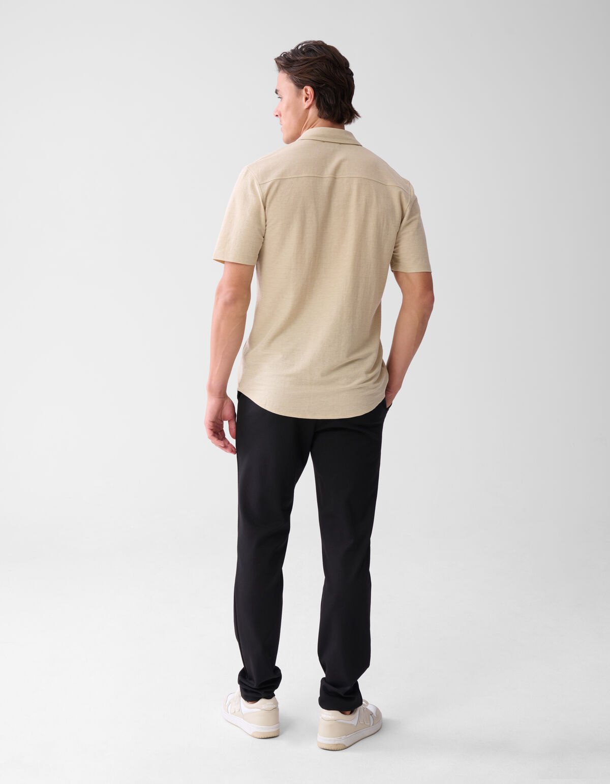 Piqué-Hemd Sand SHOEBY MEN