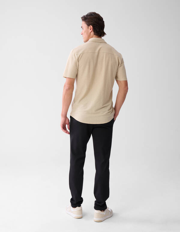 Piqué-Hemd Sand SHOEBY MEN