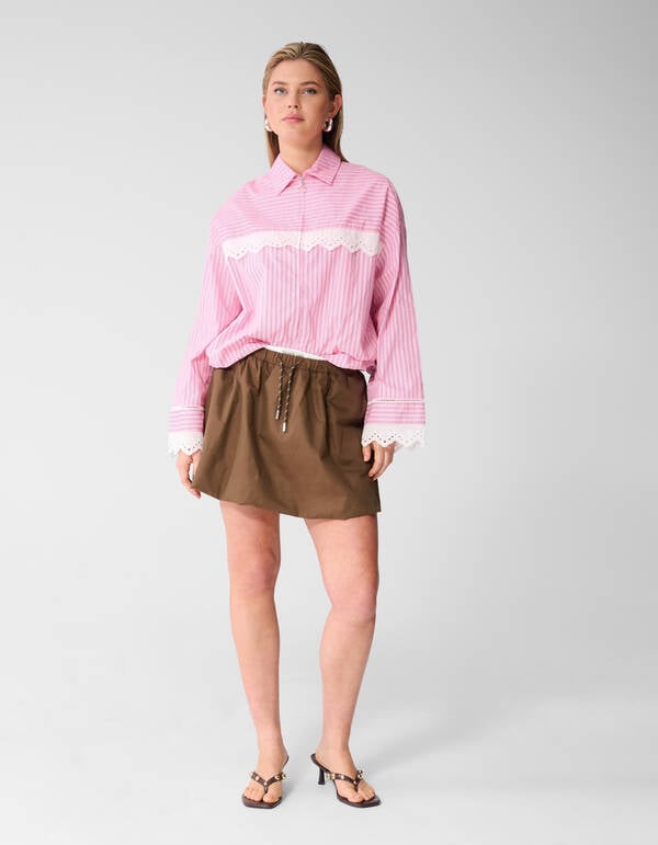 Cargo Ballon Mini Rok Braun SHOEBY WOMEN