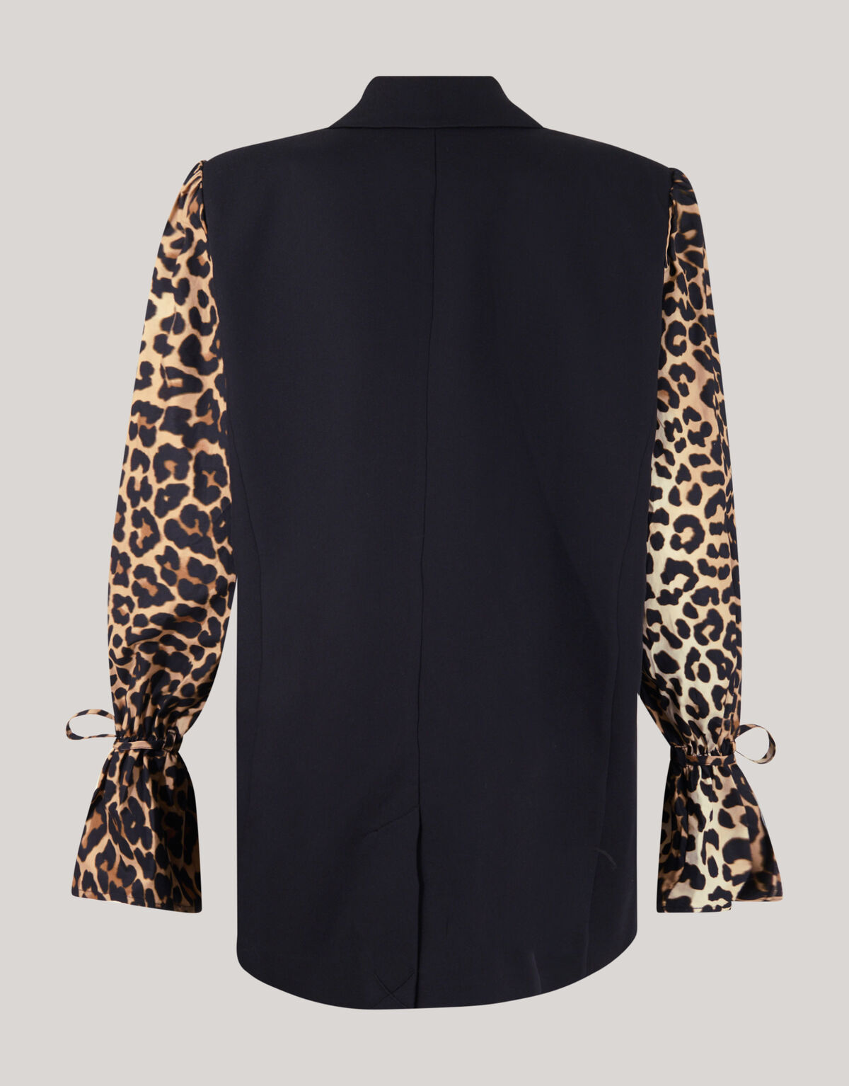 Leopard Popeline Blazer Schwarz SHOEBY WOMEN