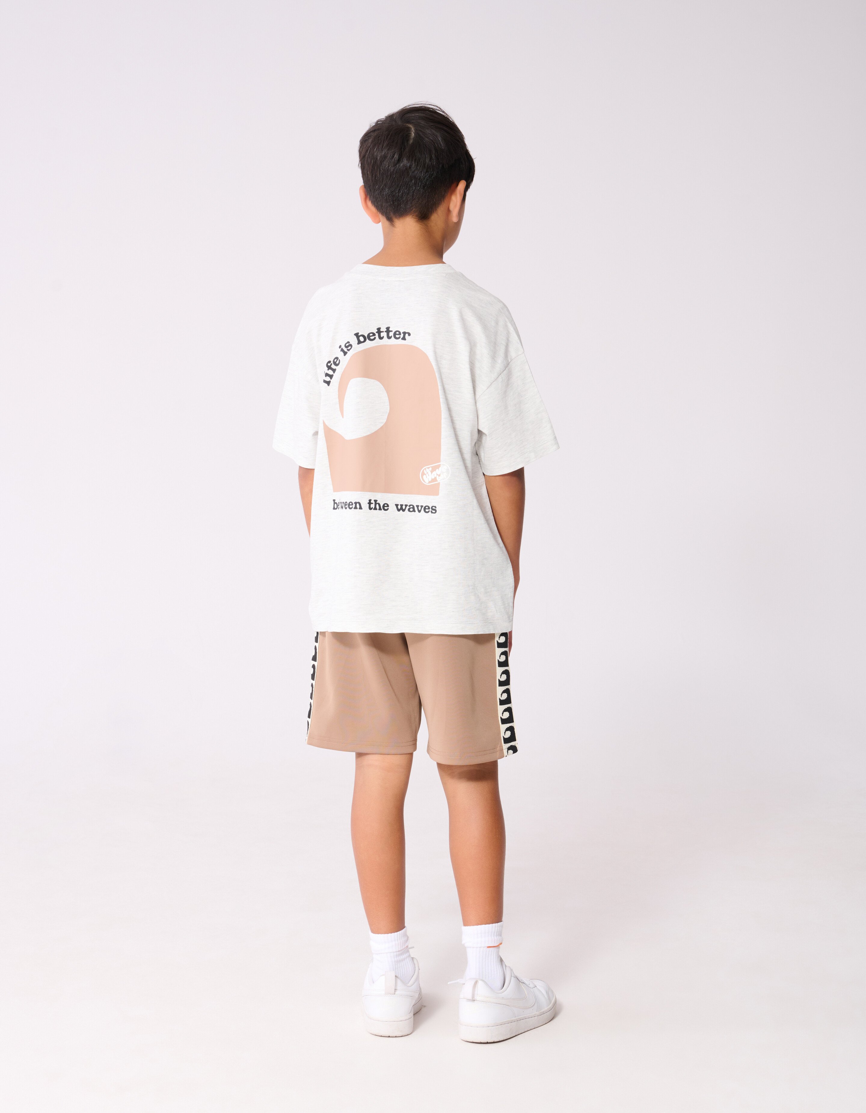 Welle Kurz Taupe SHOEBY BOYS