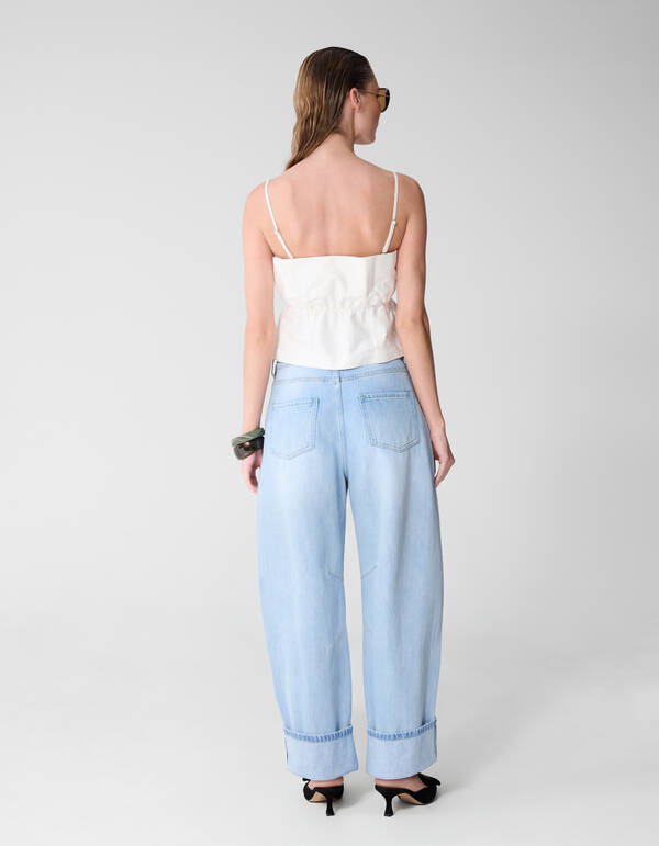 Faltenoberteil Wei&szlig; von Lonneke SHOEBY WOMEN