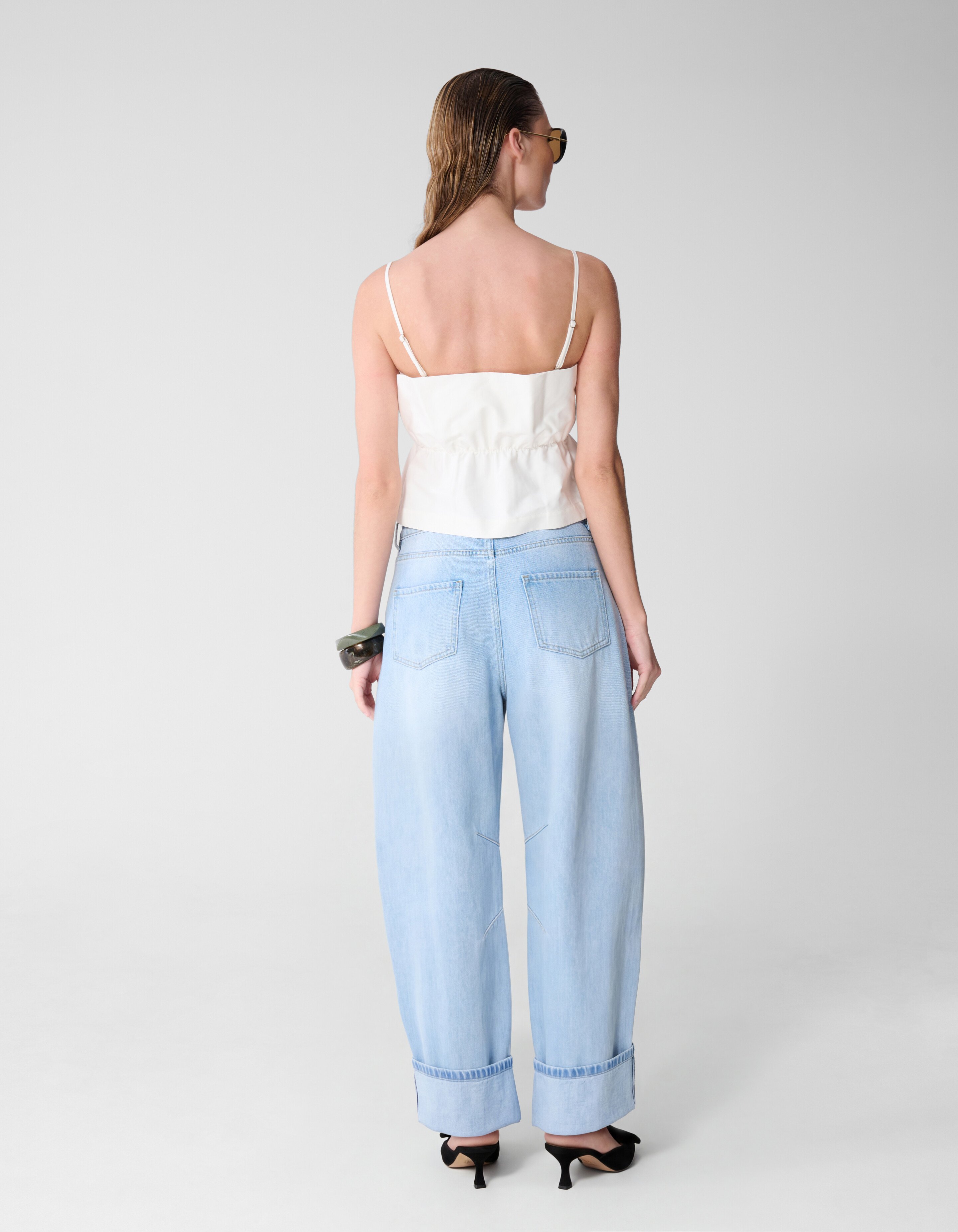 Faltenoberteil Wei&szlig; von Lonneke SHOEBY WOMEN