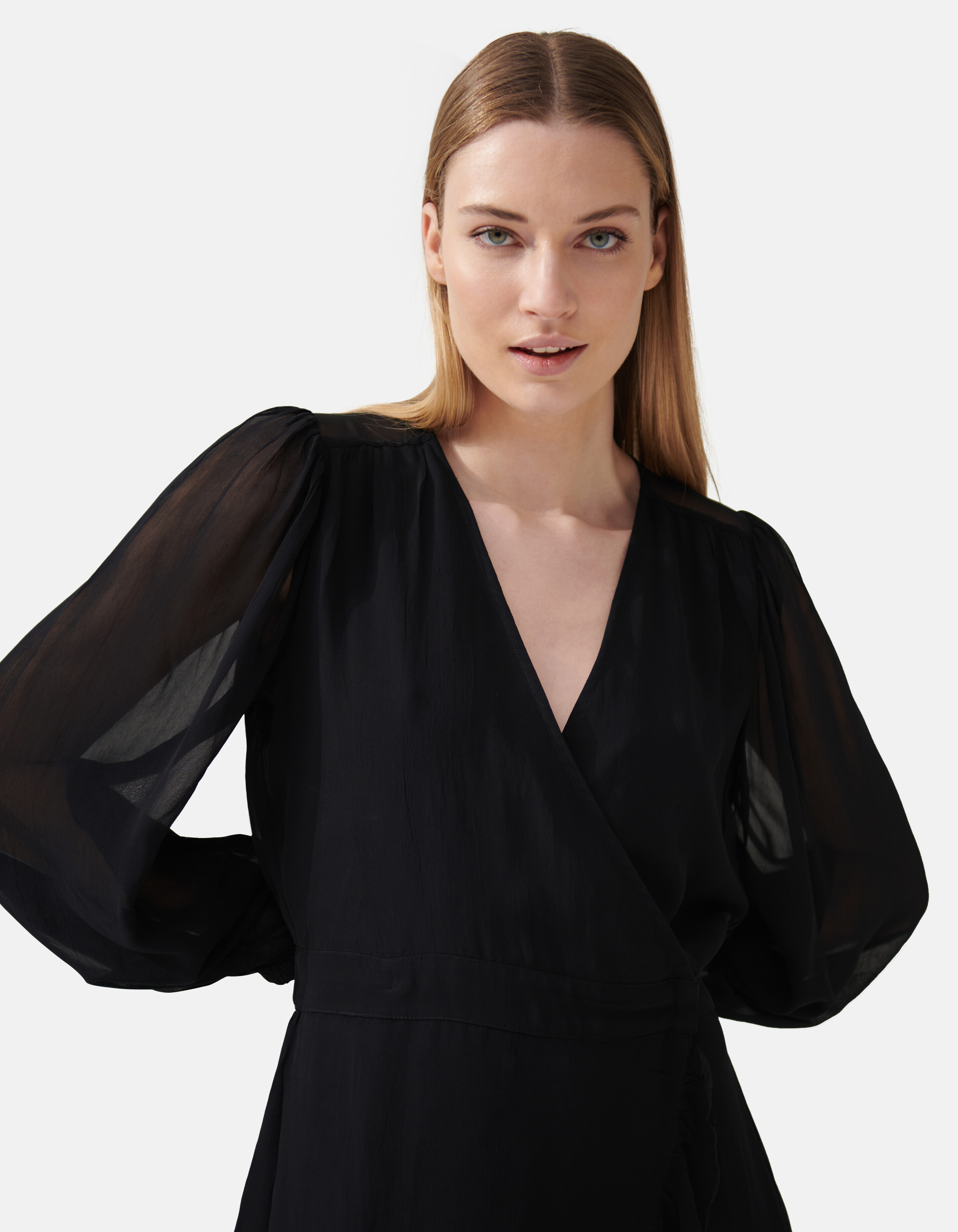 Wickelkleid Schwarz von Fred SHOEBY WOMEN