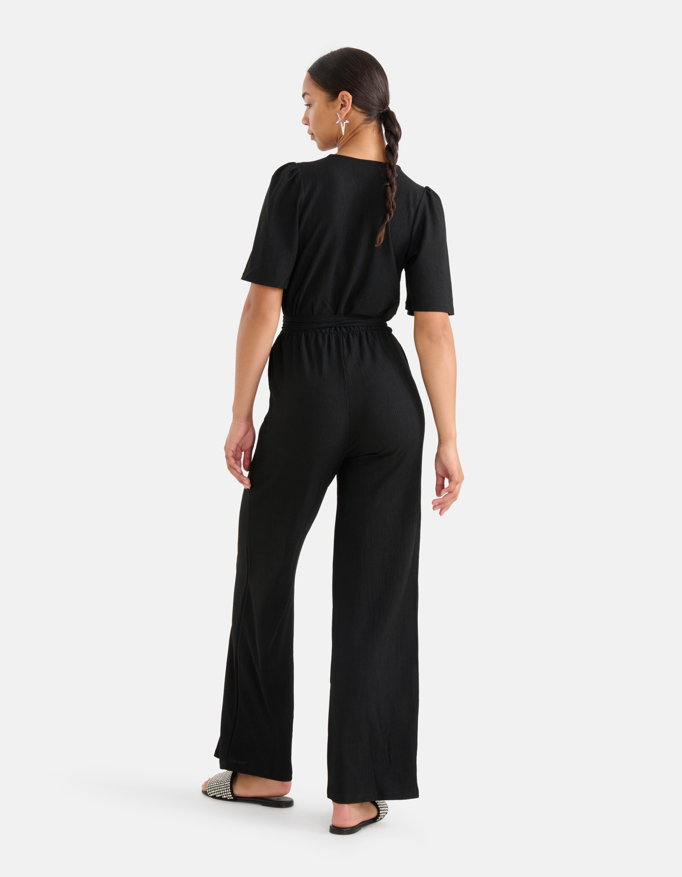 Crinkle-Overall Schwarz SHOEBY WOMEN