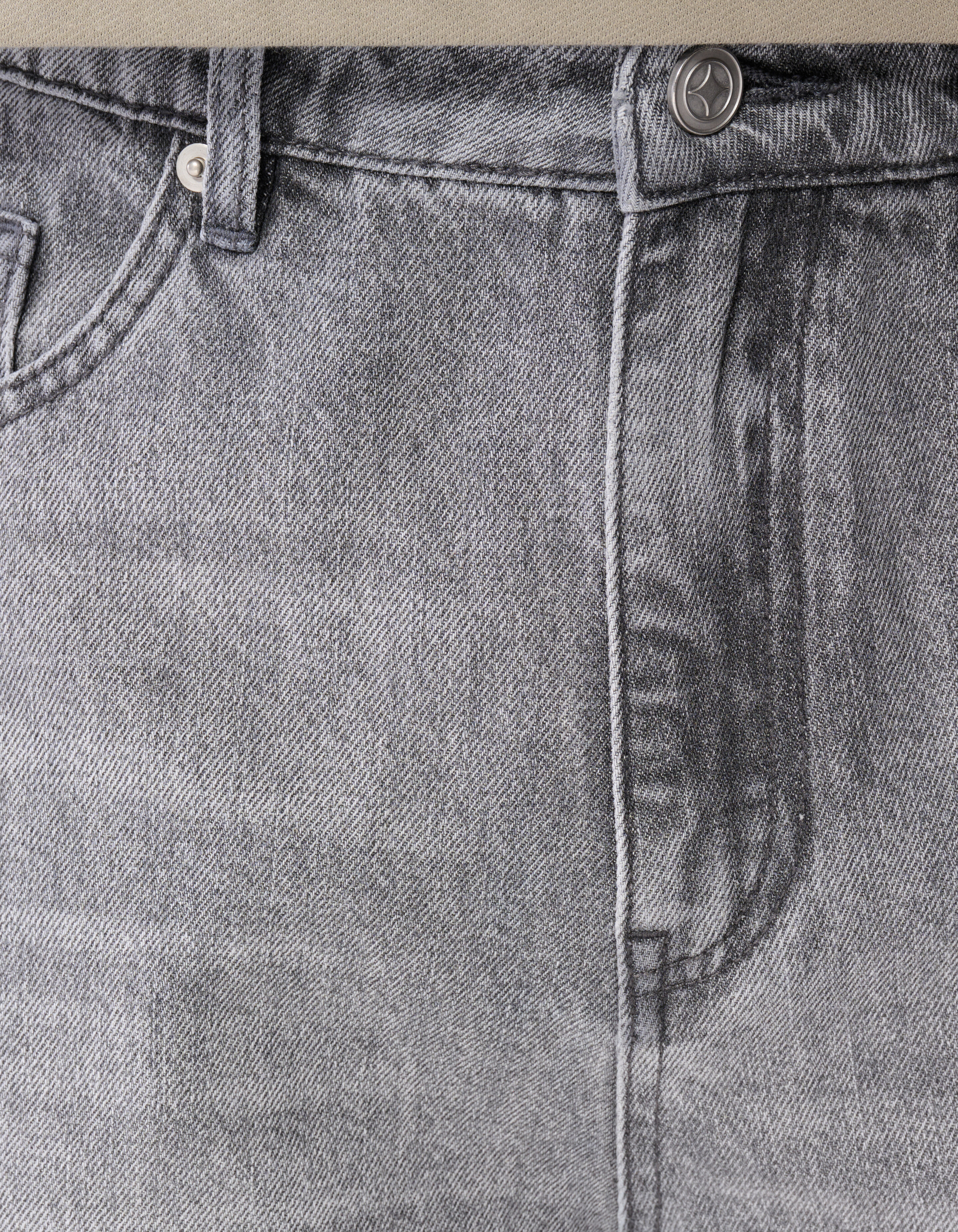 Baggy Fit Jeans Grijs L32 SHOEBY MEN