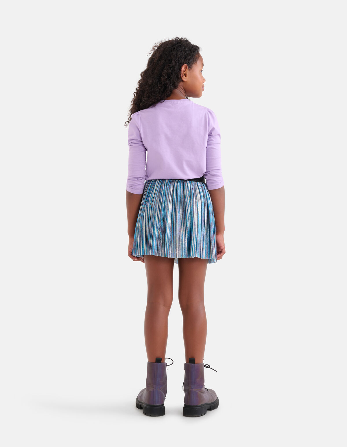Artwork Langarm-T-Shirt Lila SHOEBY GIRLS