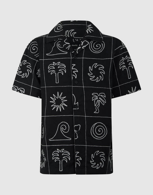 Embroidery Hemd Schwarz SHOEBY BOYS