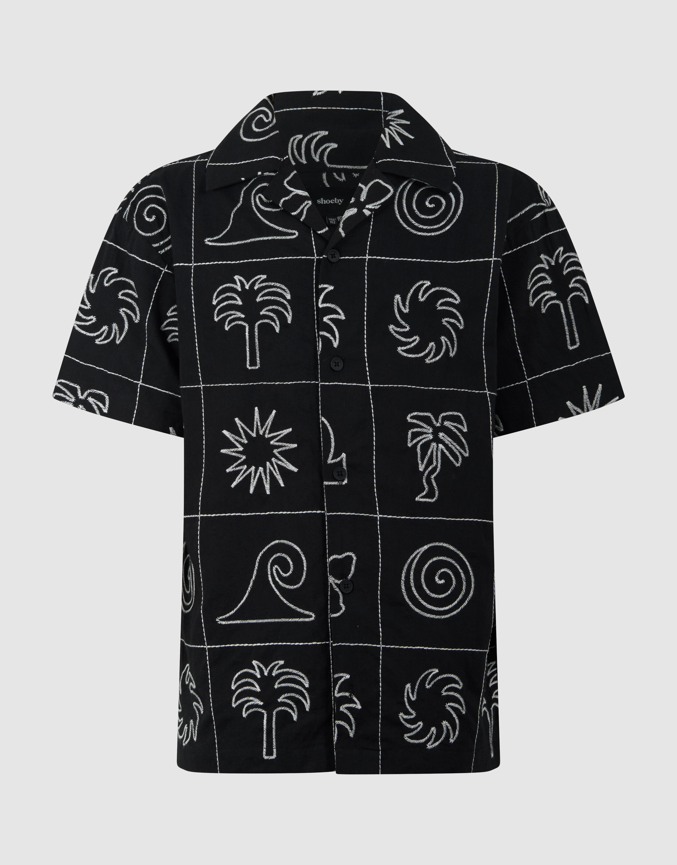 Embroidery Hemd Schwarz SHOEBY BOYS