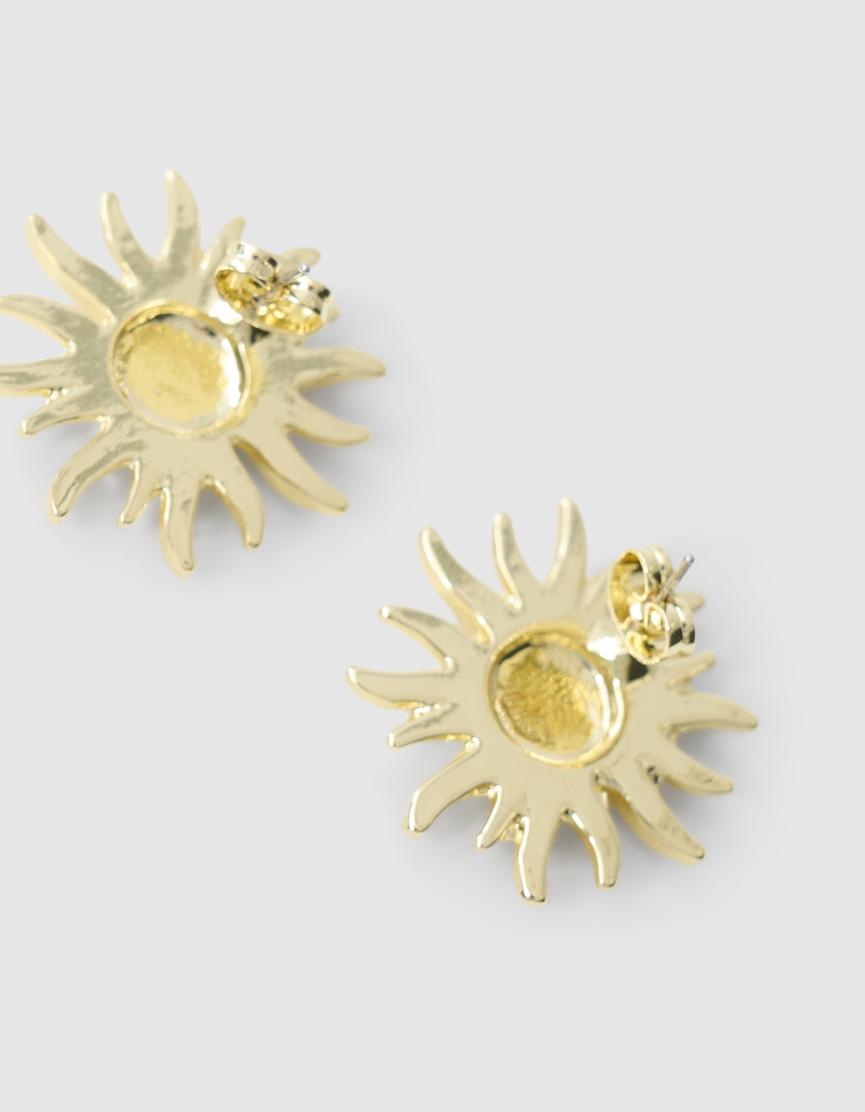 Kleine Sonnenohrringe Gold SHOEBY ACCESSOIRES
