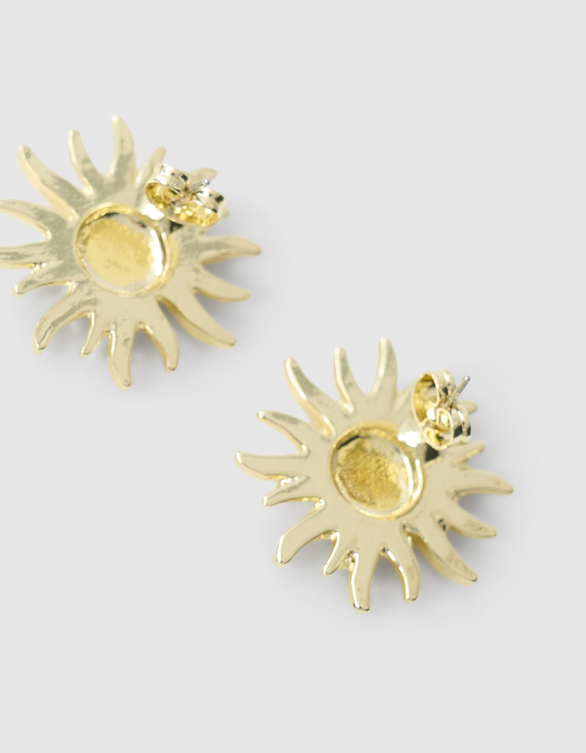 Kleine Sonnenohrringe Gold SHOEBY ACCESSOIRES