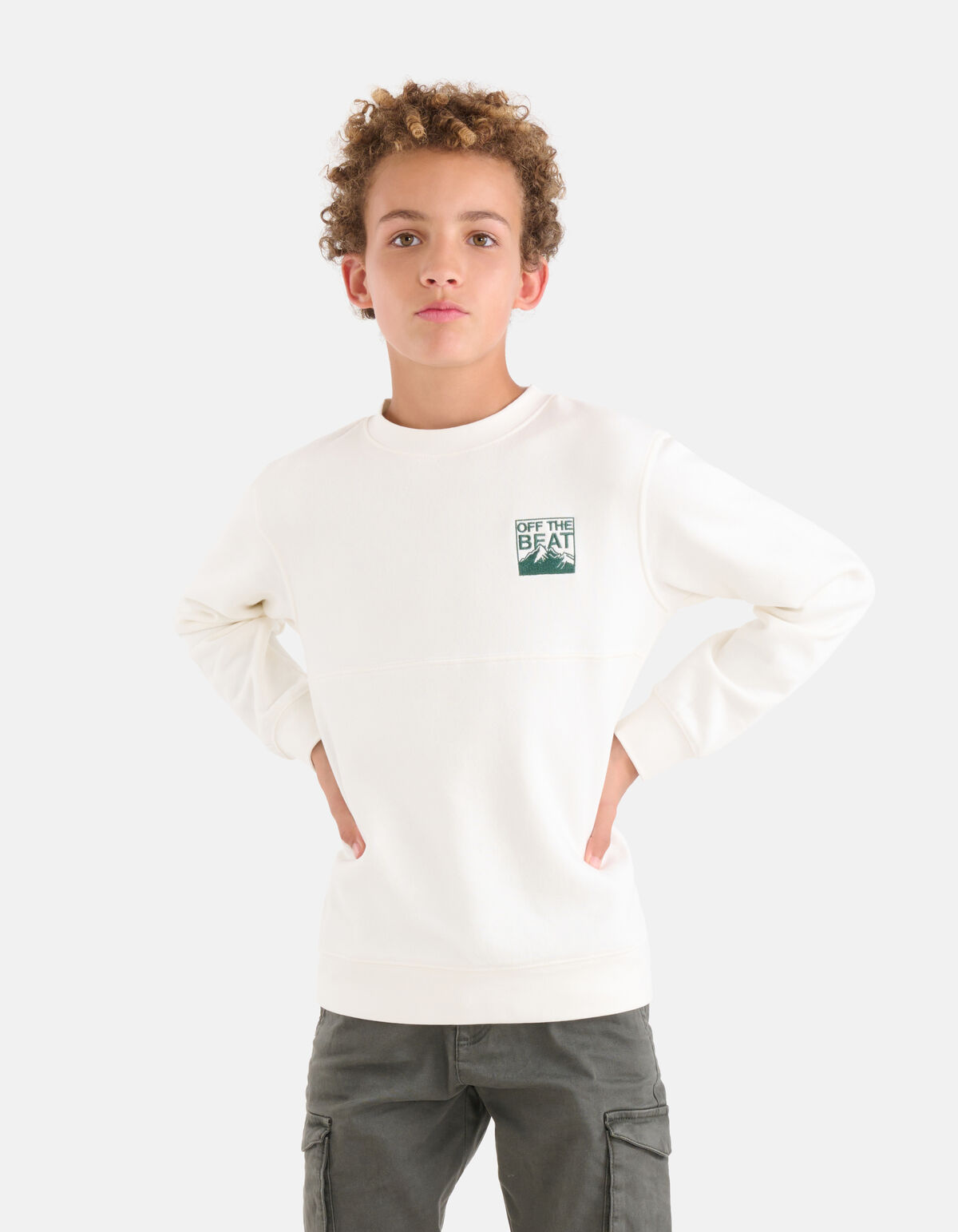 Pullover mit Stickerei Off White SHOEBY BOYS