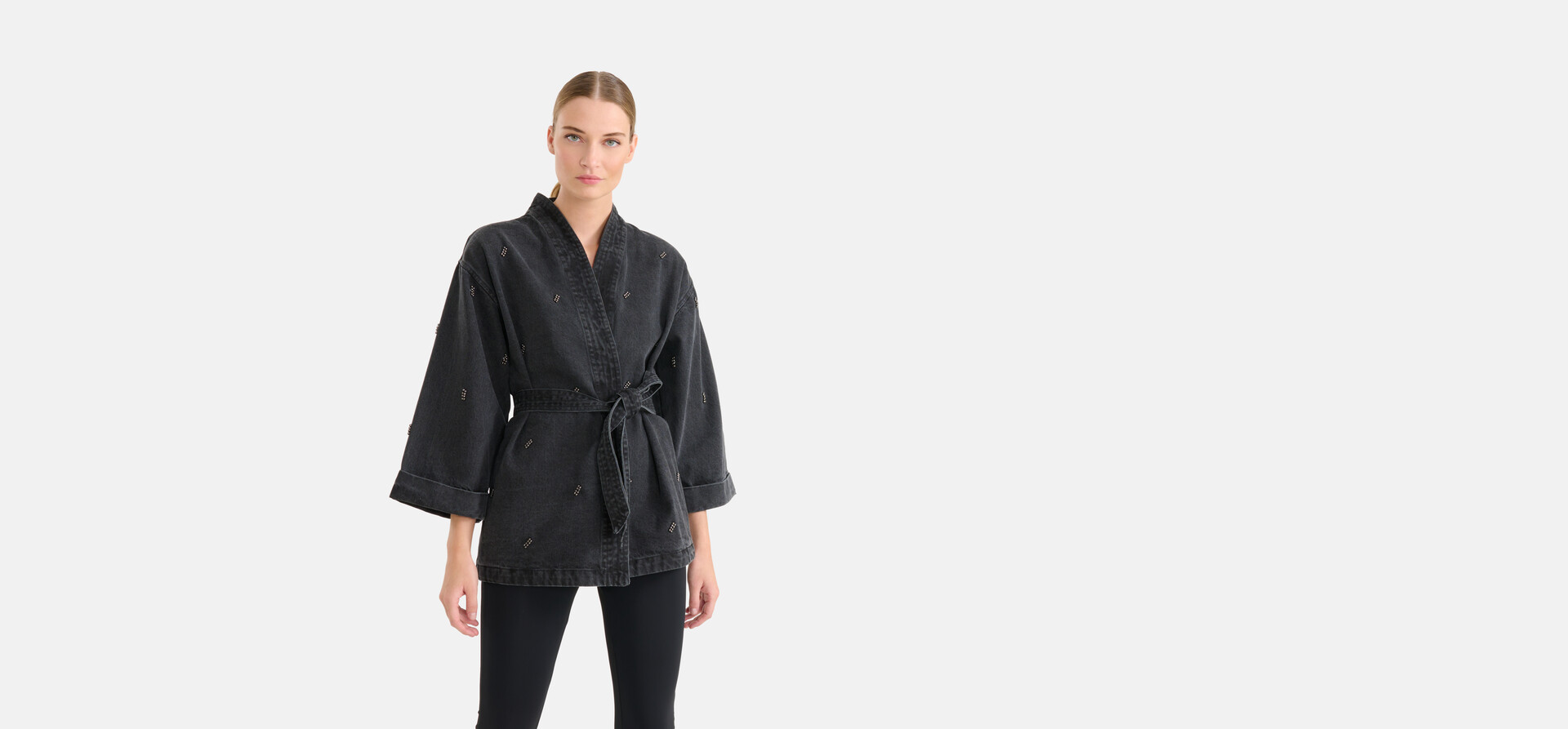 Kimono aus gewaschenem Denim von Mieke SHOEBY WOMEN